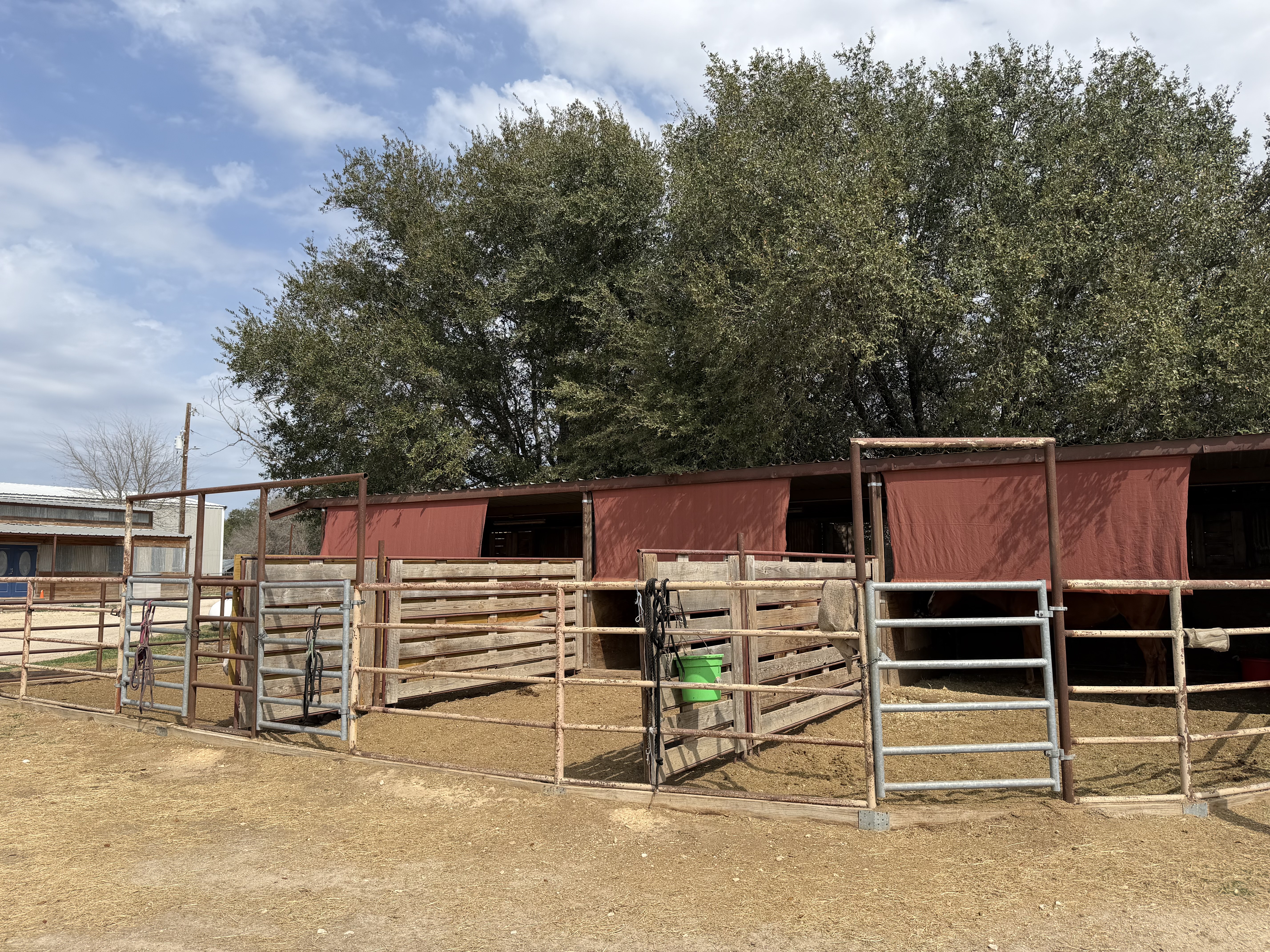 Stalls with runs