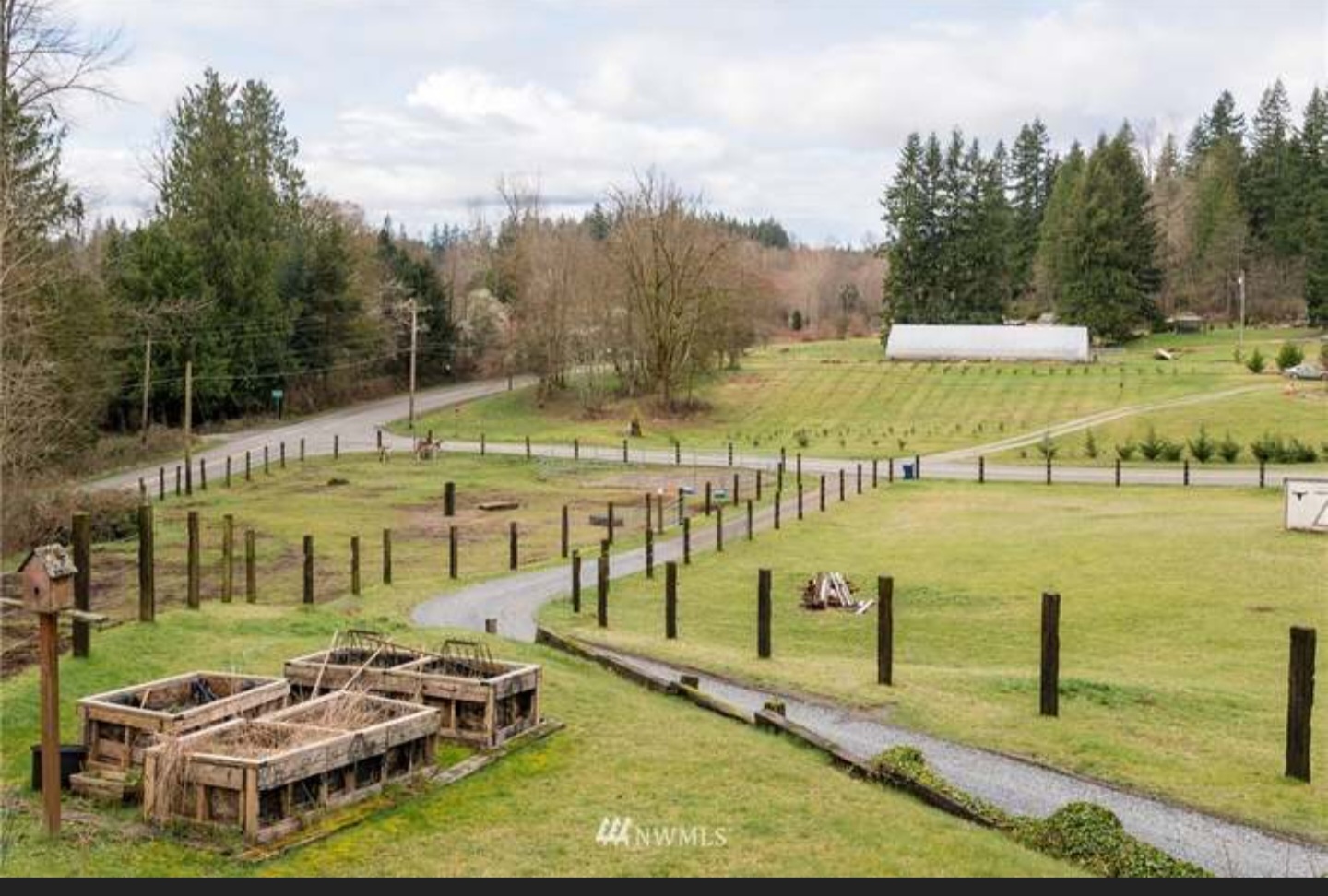 Partial view of both pastures