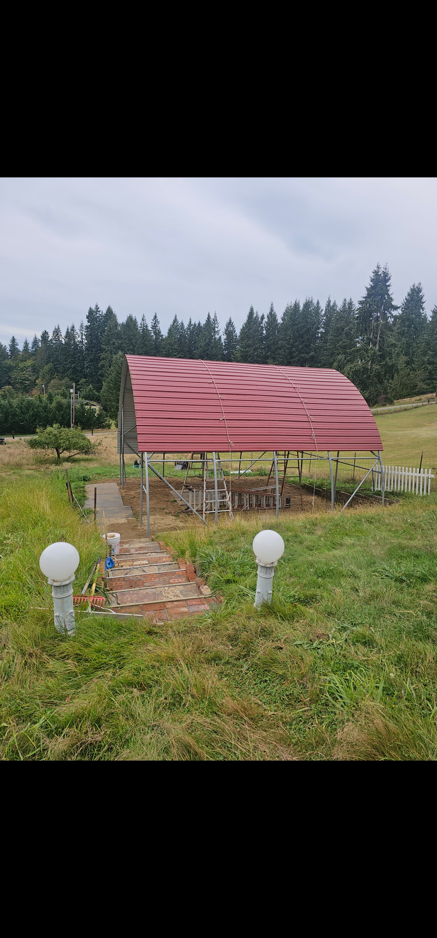 New barn in progress