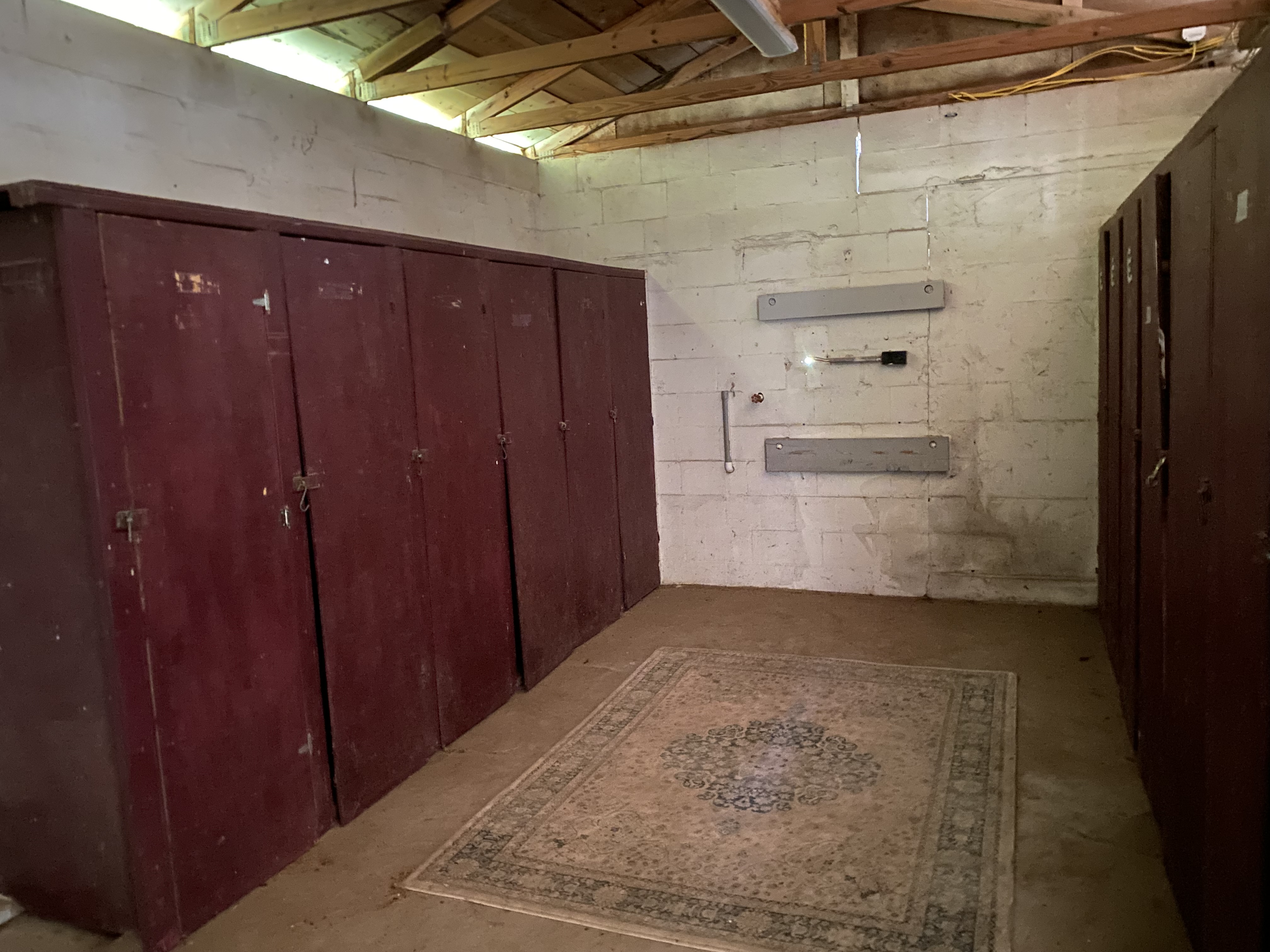 Locker room