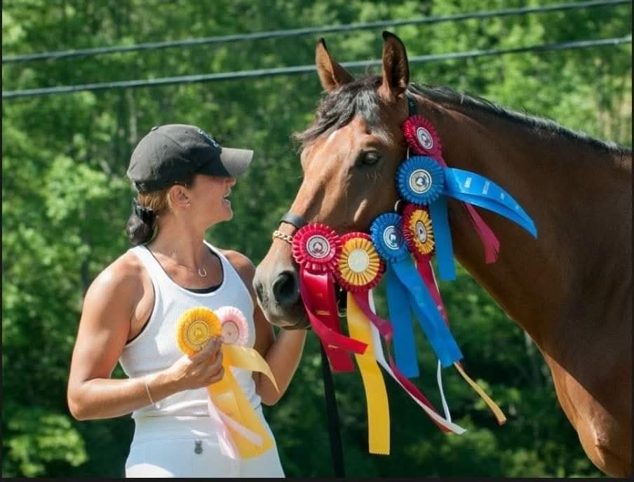 Head trainer/owner Crystal Little and FEI horse Regazzo Ace