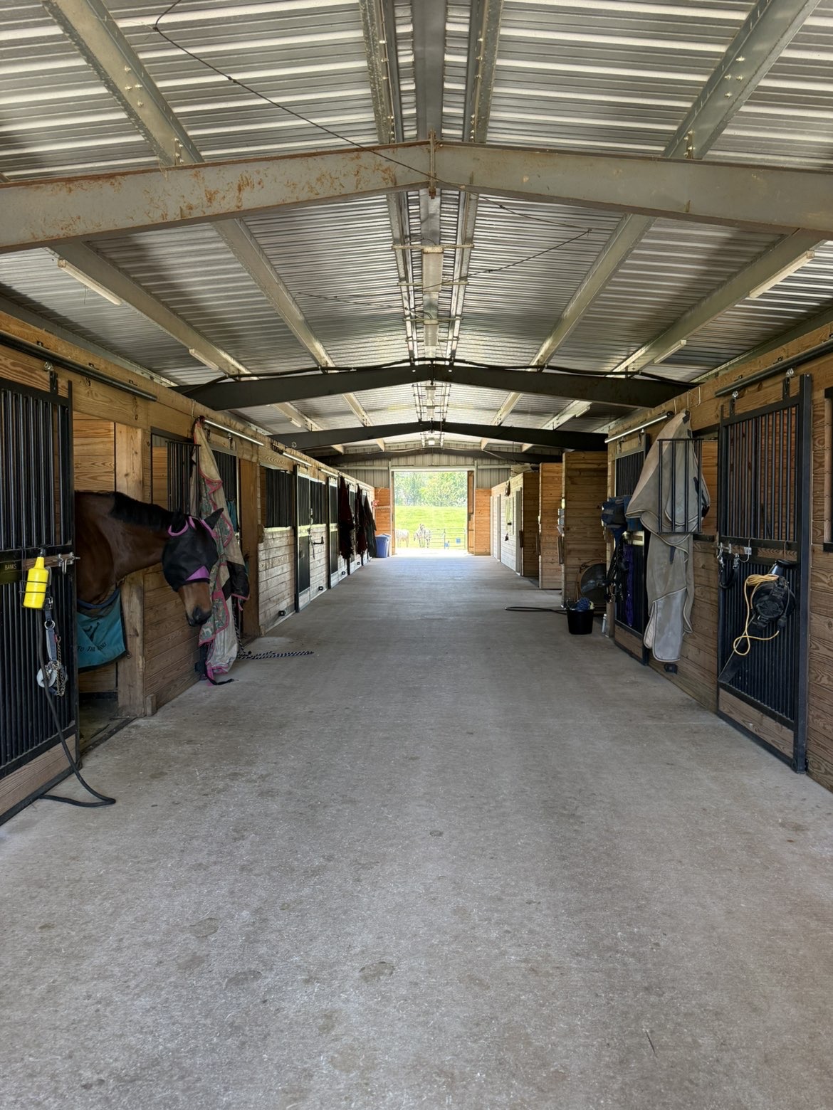 Barn Aisle and Stall Fronts
