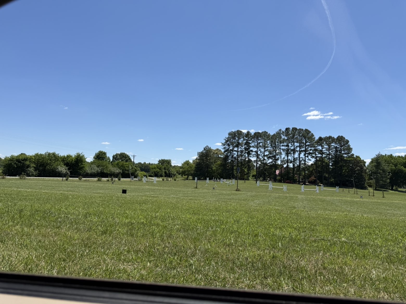 Lighted Grass Jump Field and Grass Dressage Ring