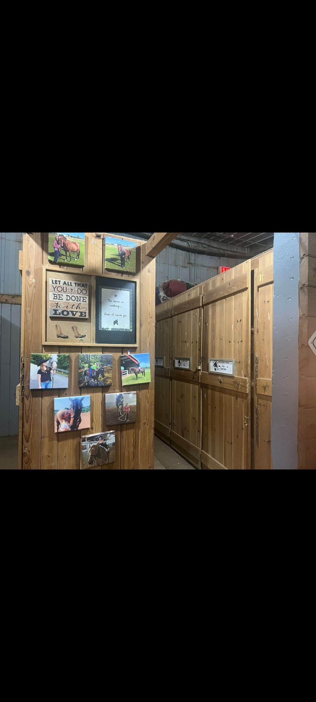 Private tack lockers