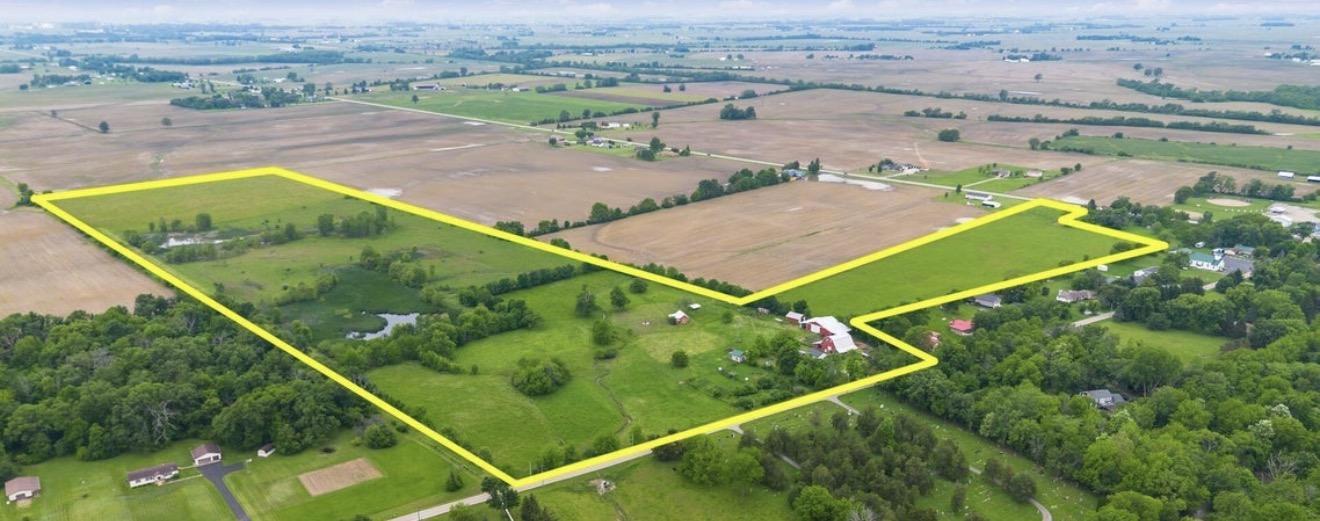 Aerial of whole property