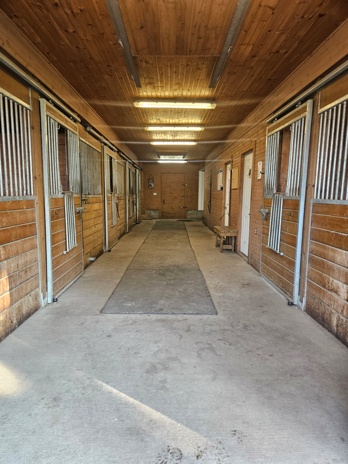 Barn aisle