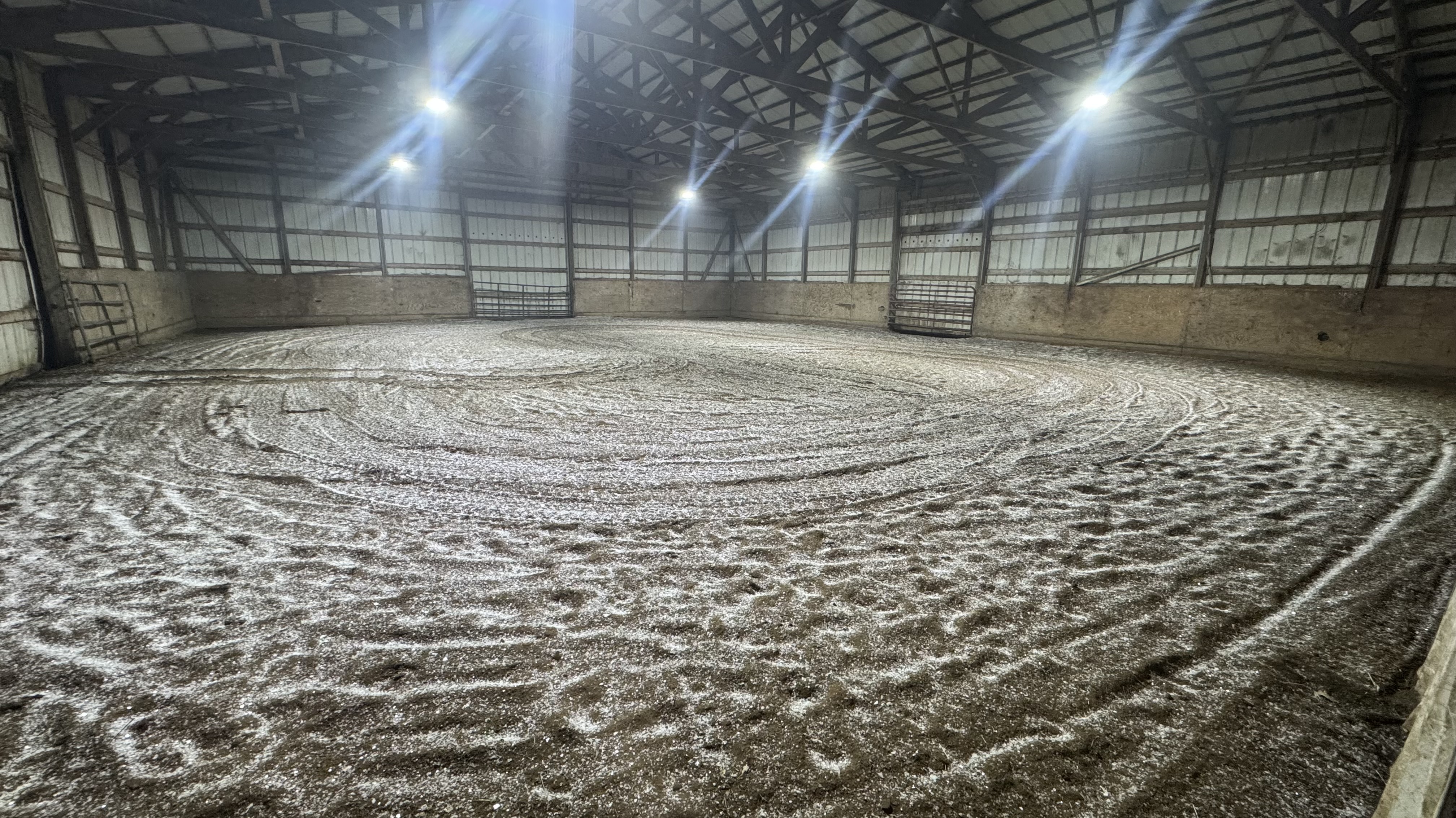 MAG in our indoor for dust control all year around.