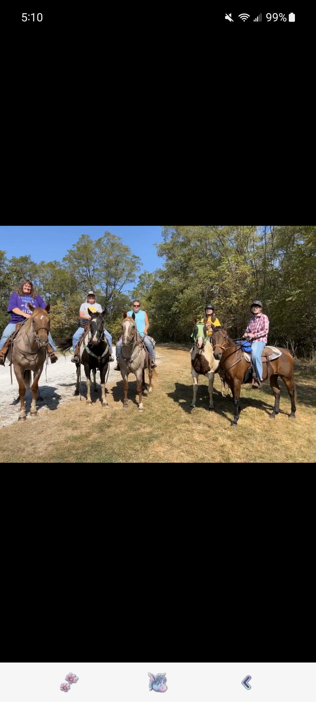 Group of boarders trail riding together