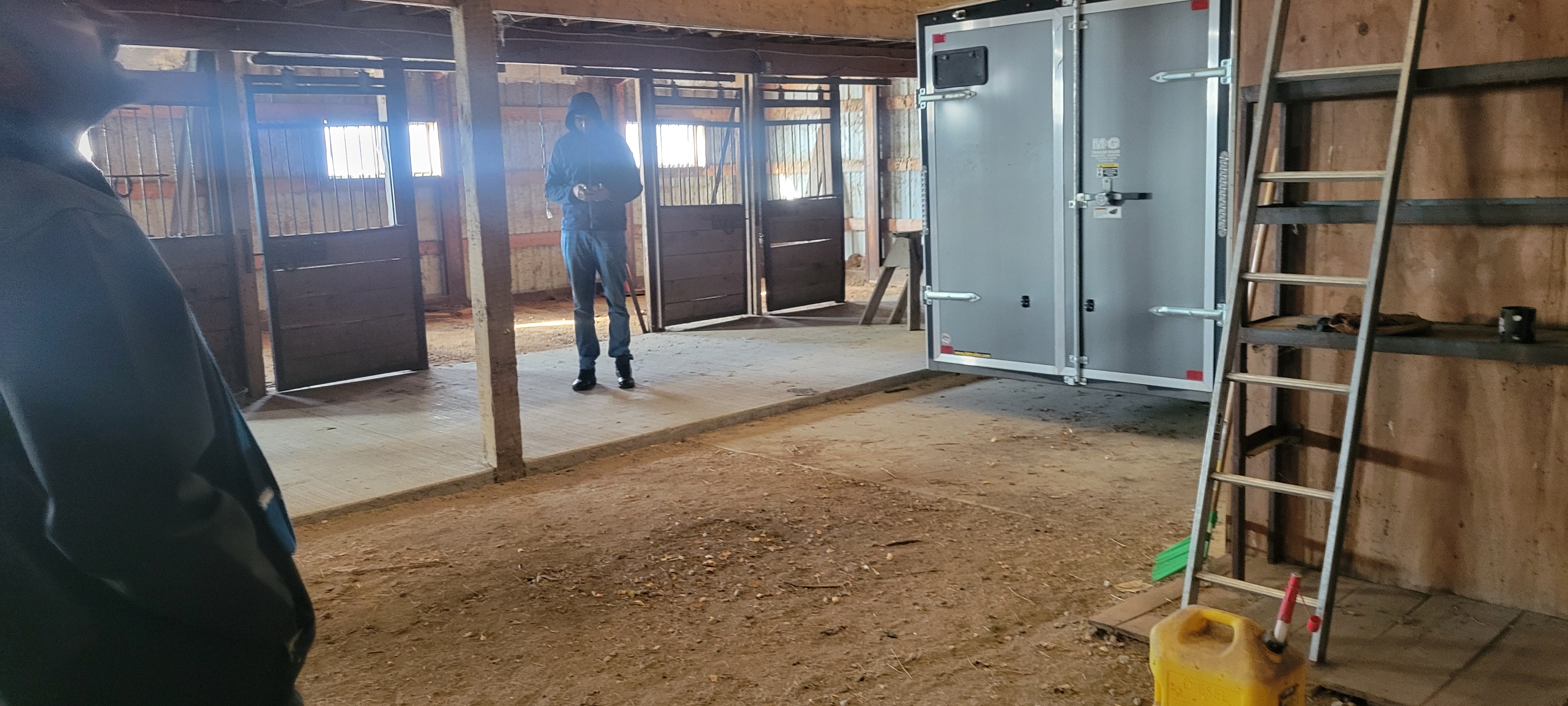 Barn inside