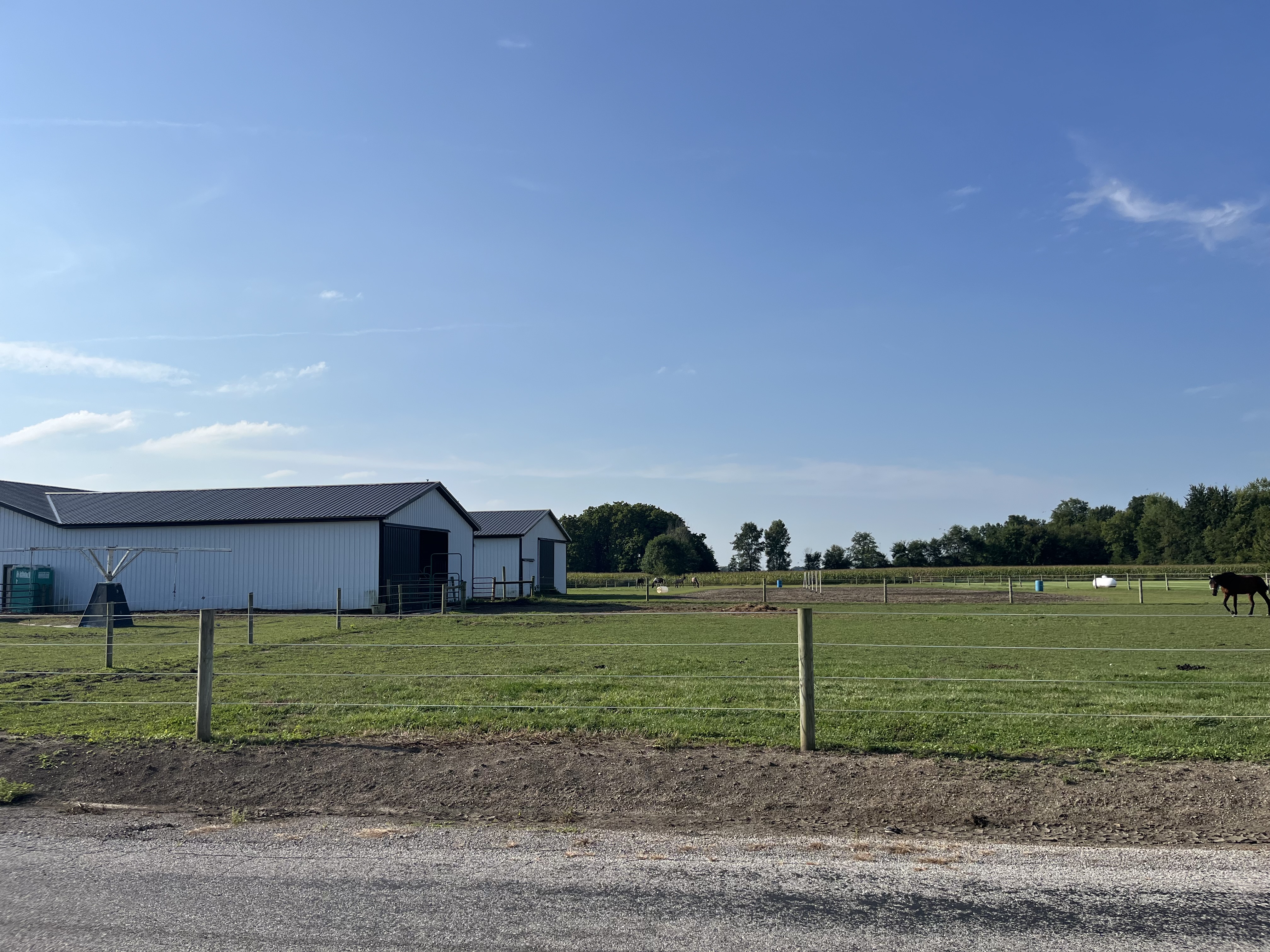 Outdoor arena weather permitting