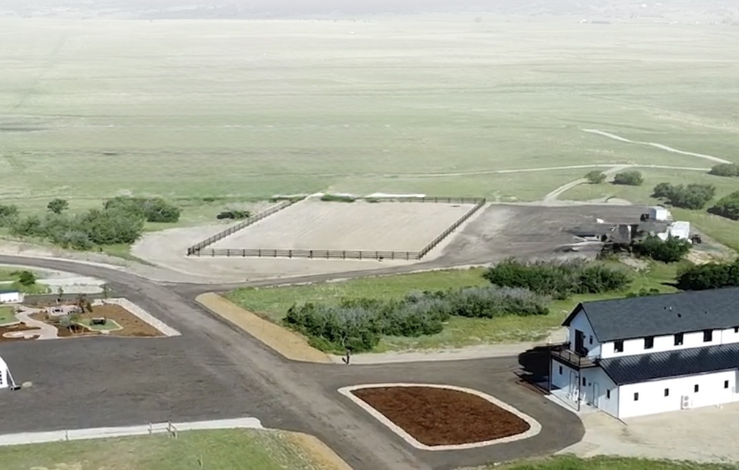 Large outdoor arena