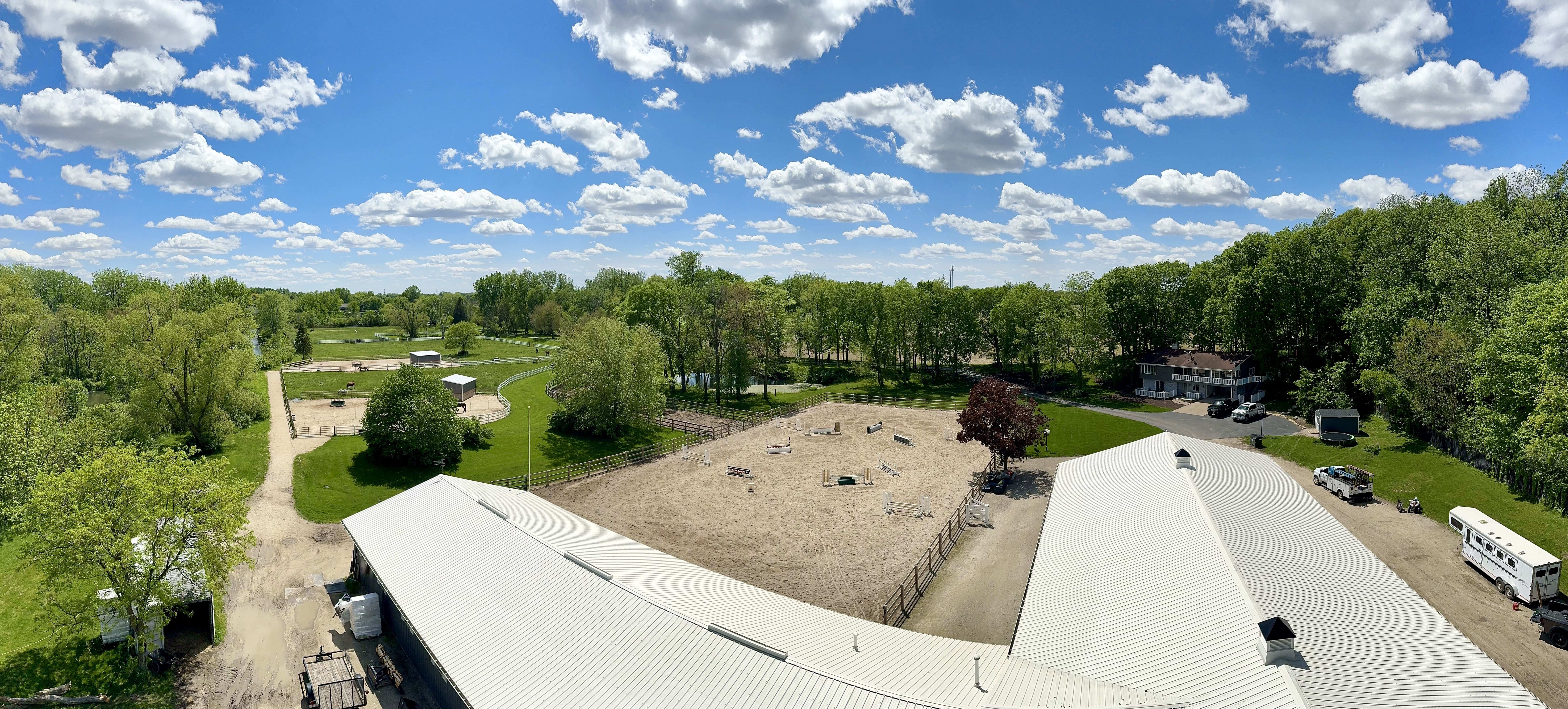 Overhead view