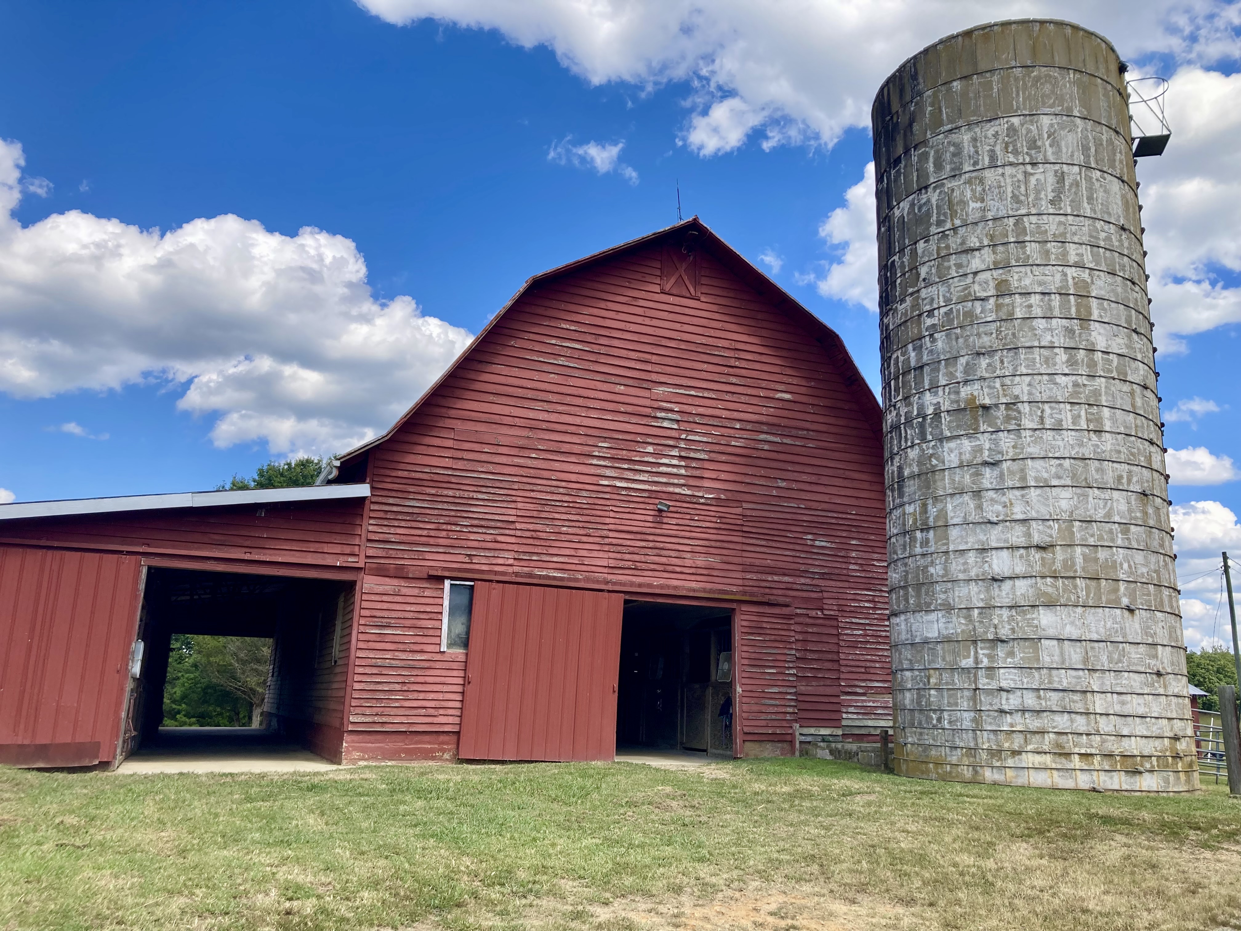 Back of barn