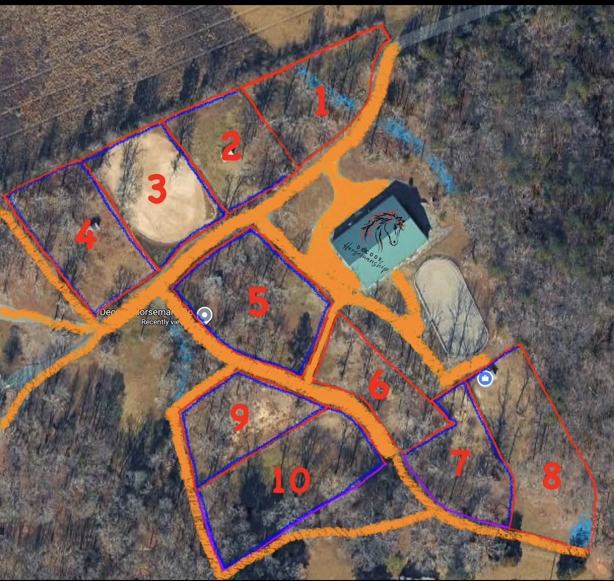 Map of the property