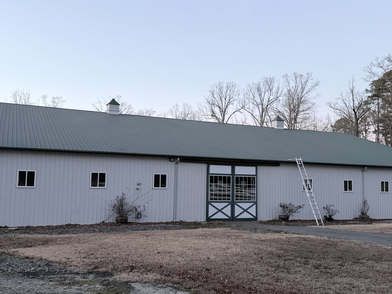 The barn from the outside