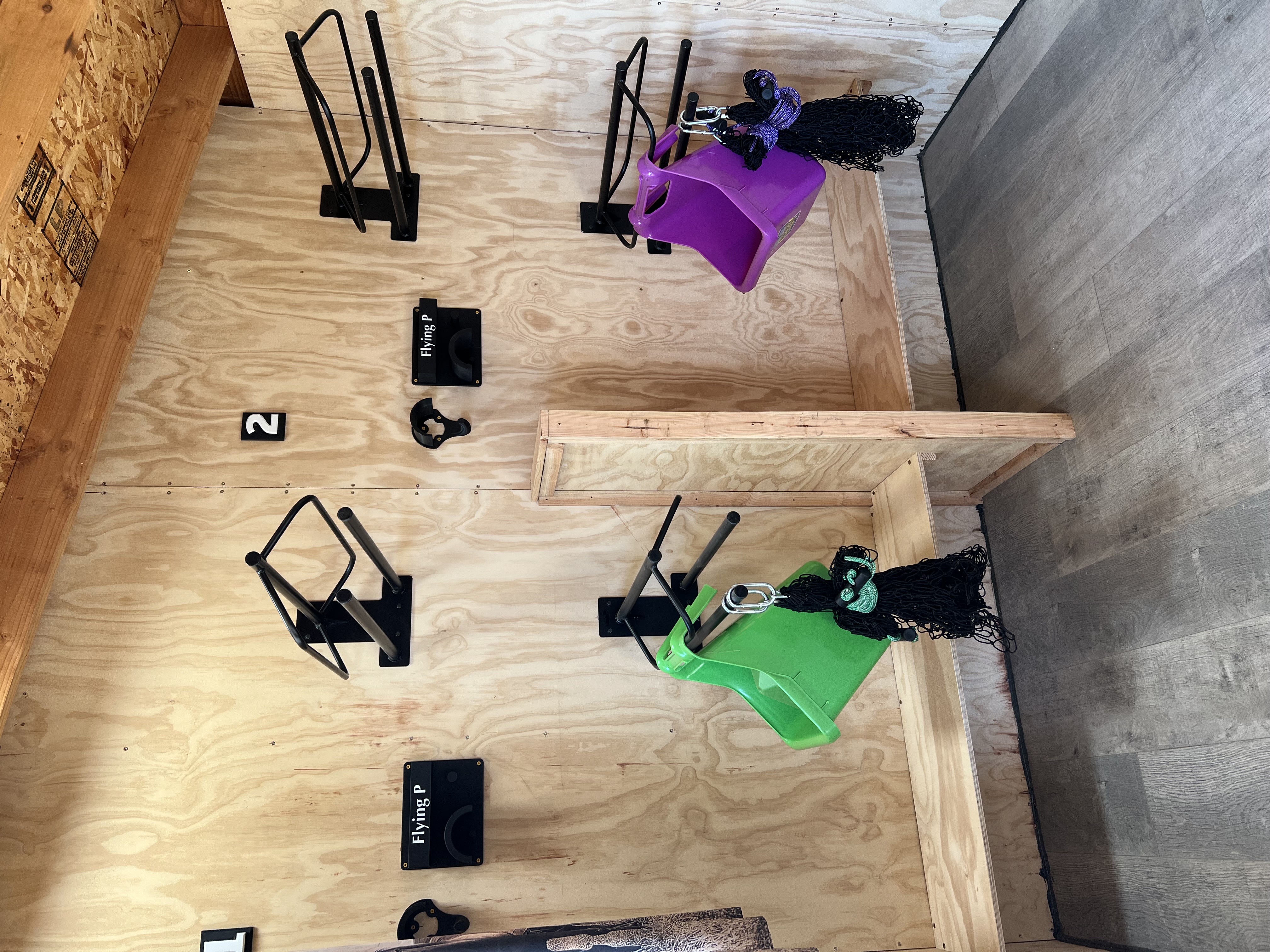 Shared tack room with dedicated space