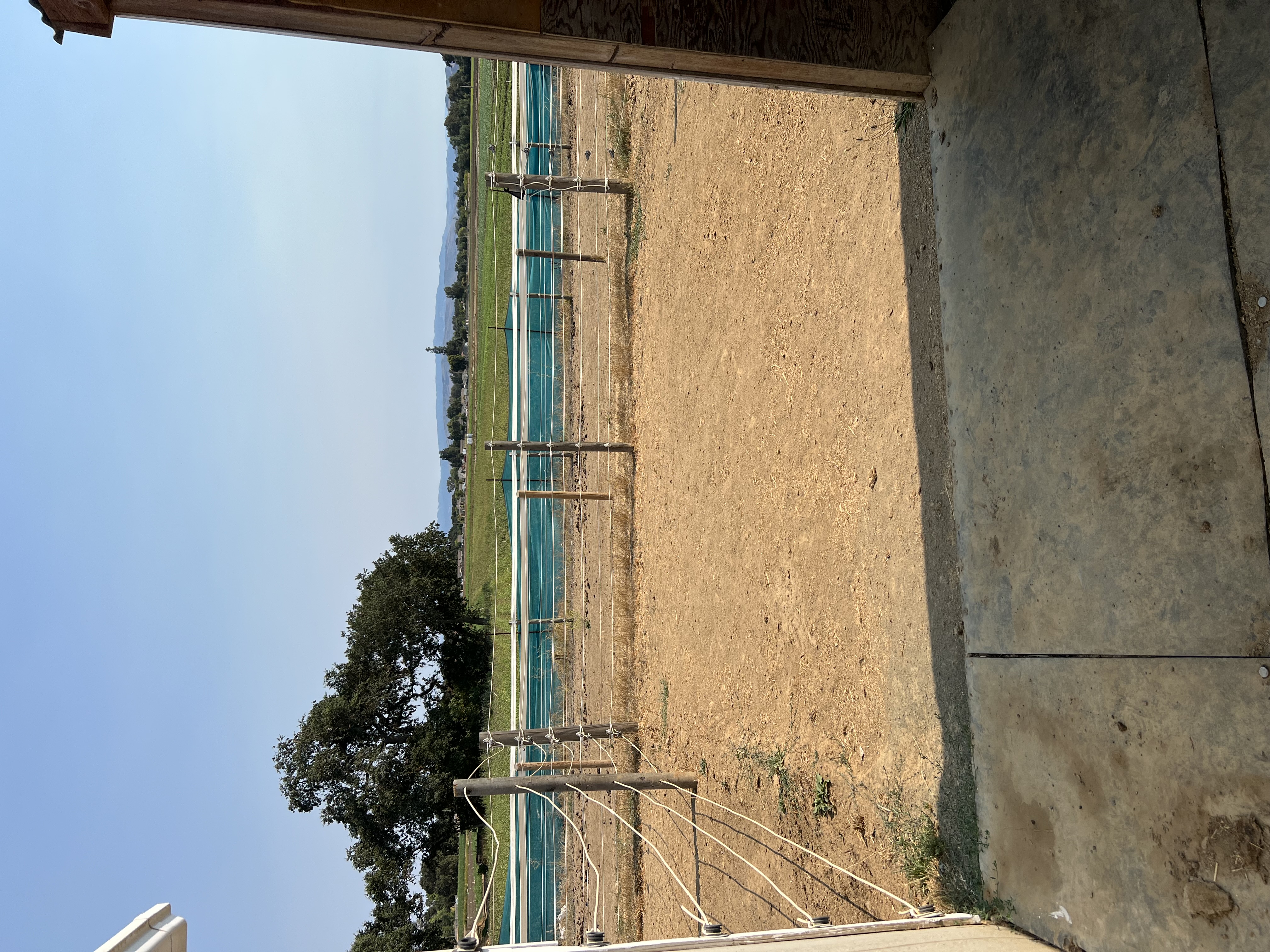 Paddocks with outdoor automatic waterers