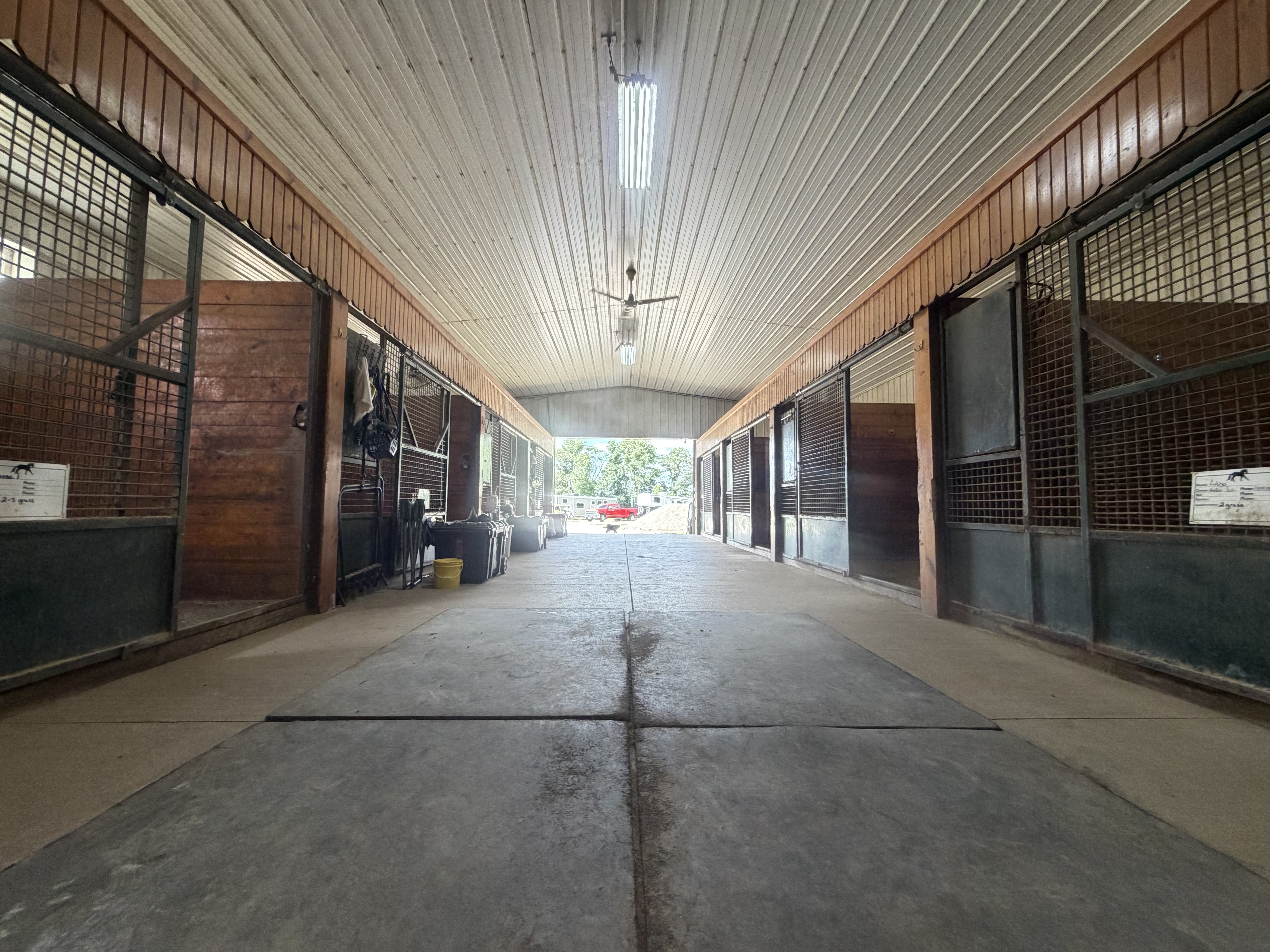 Barn aisle