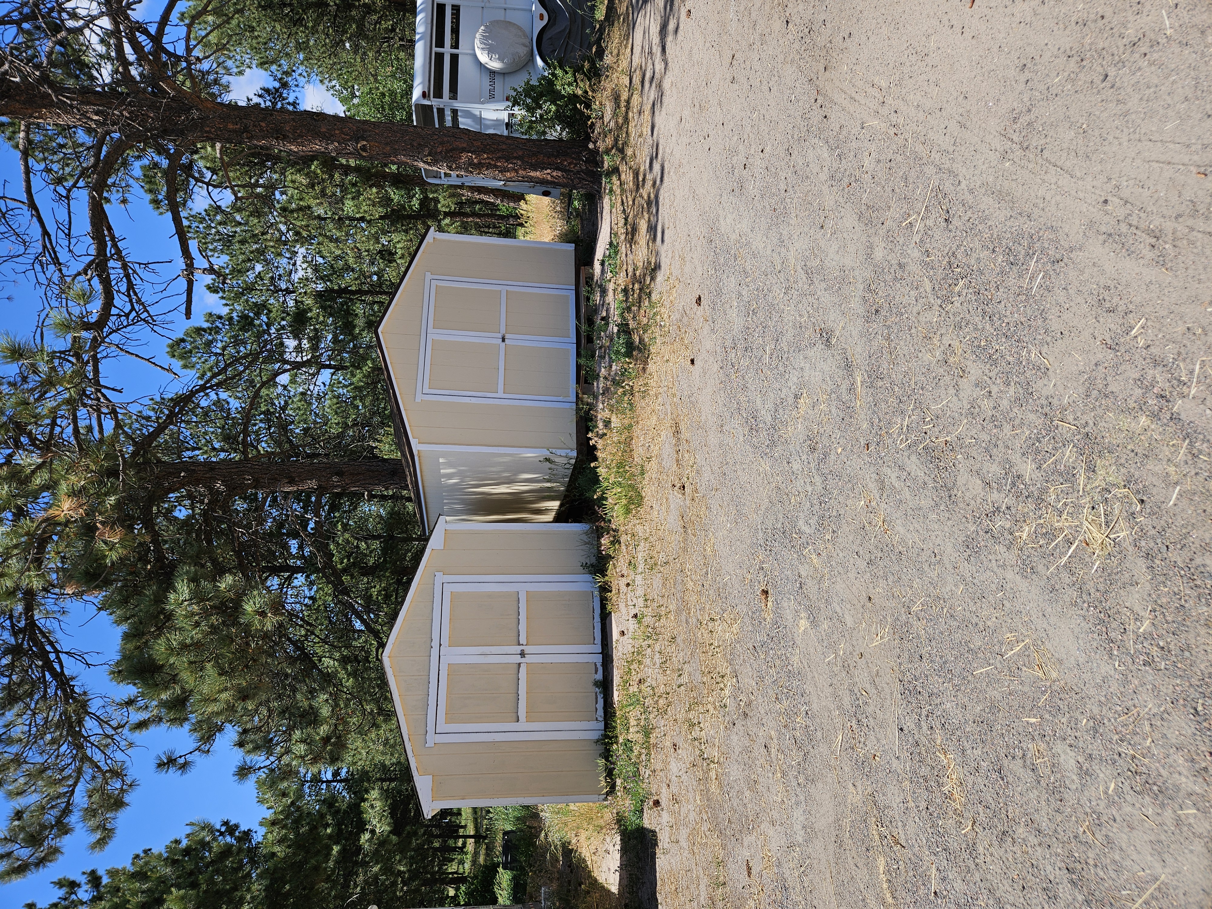 Tack sheds - tack room not shown