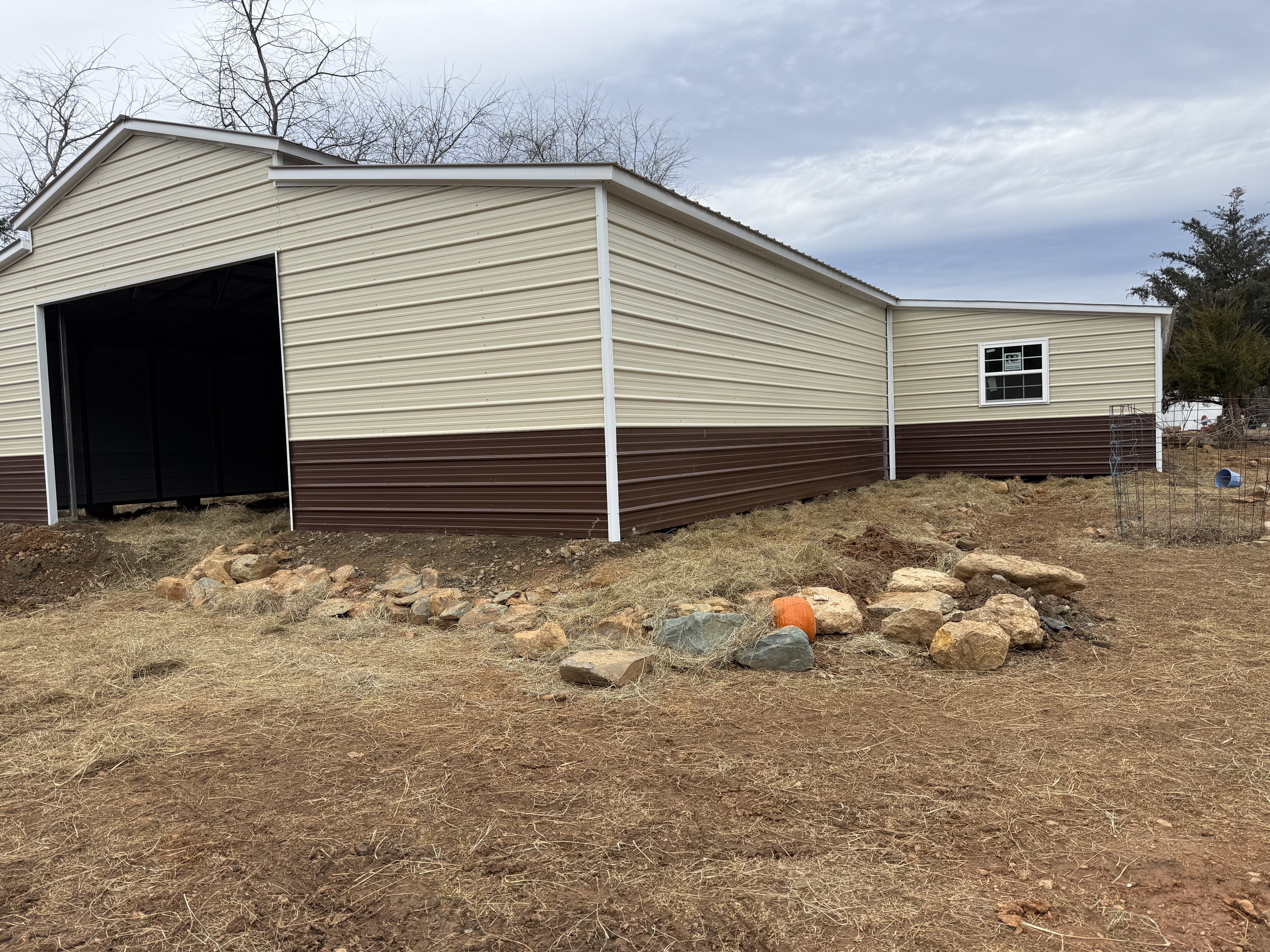Our new barn (built Dec. 2025)
