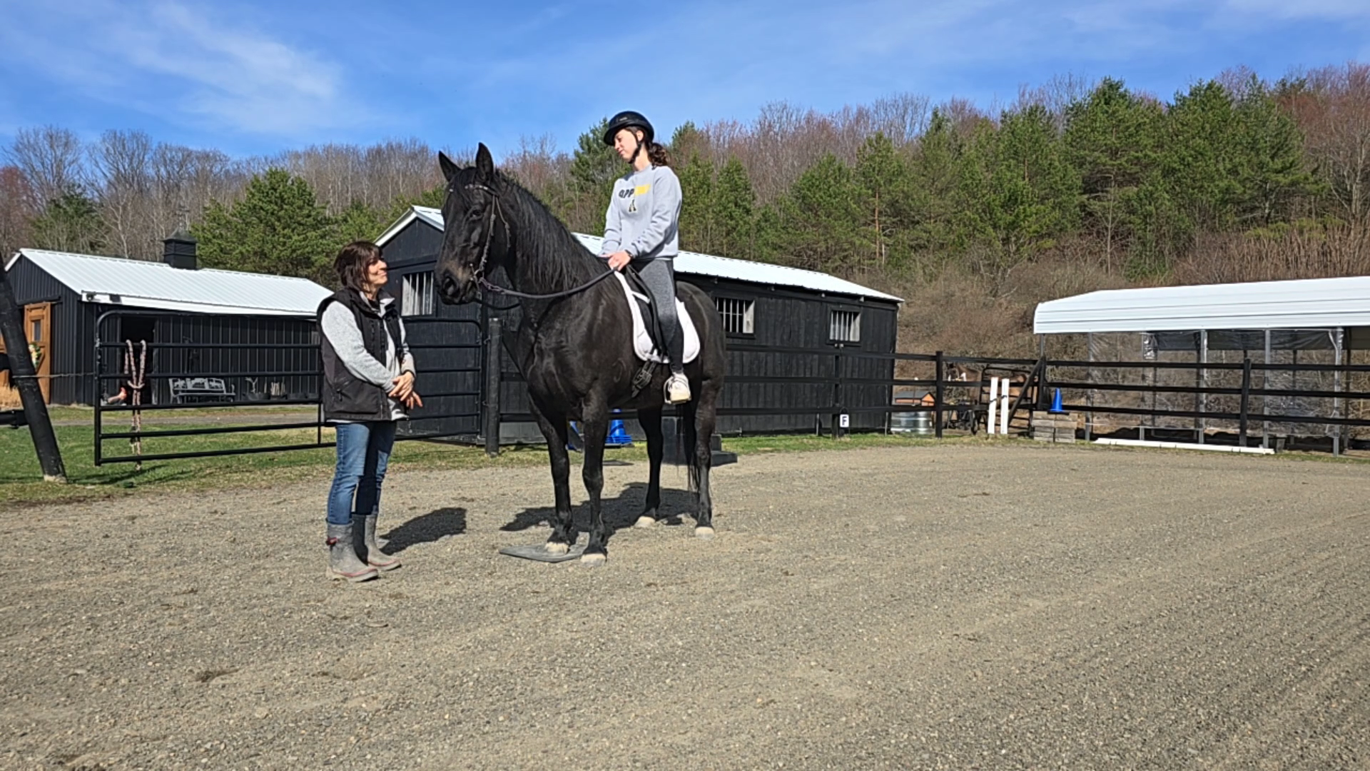 Arena lesson shot