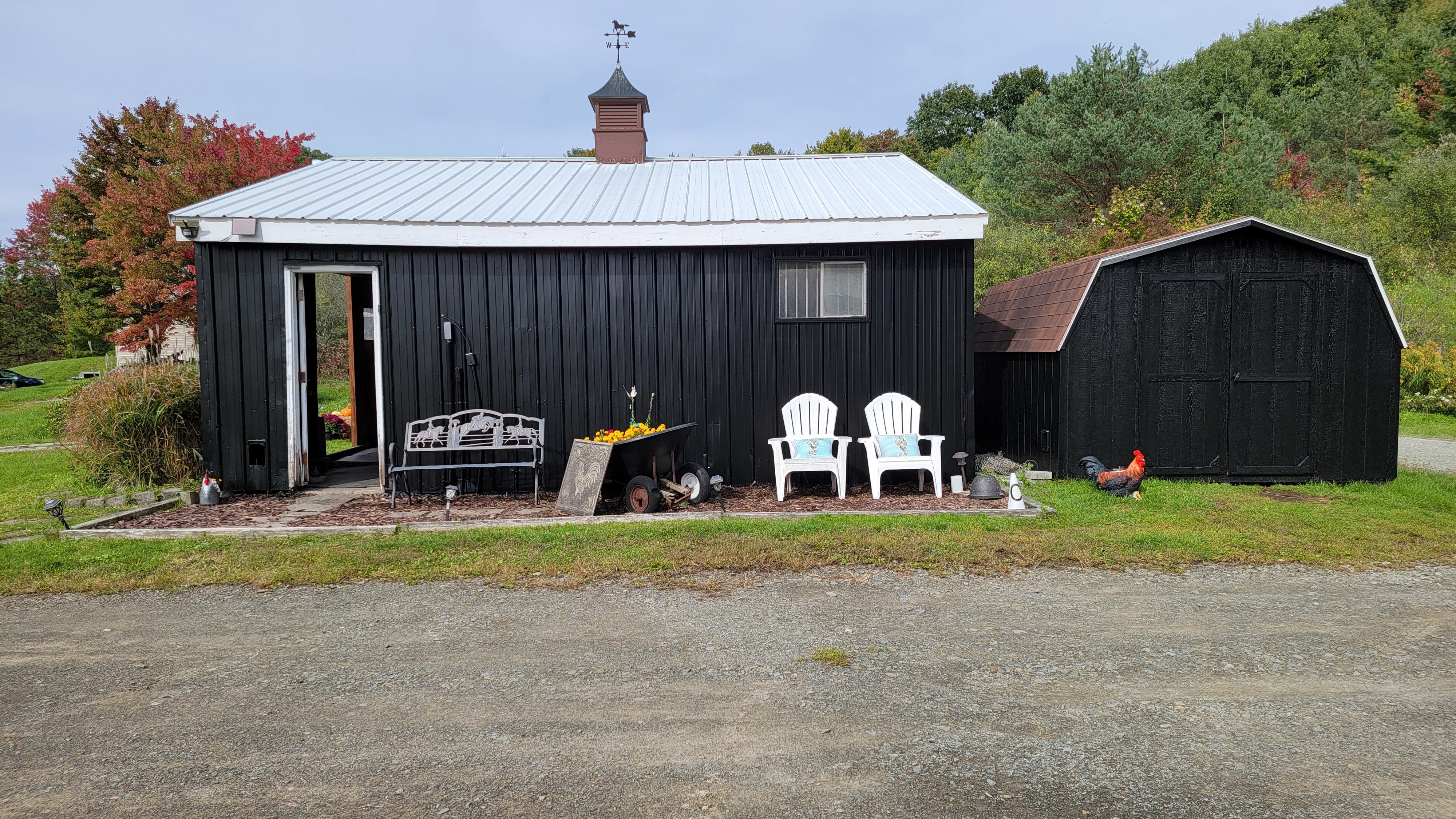 Barn and Feed Shed