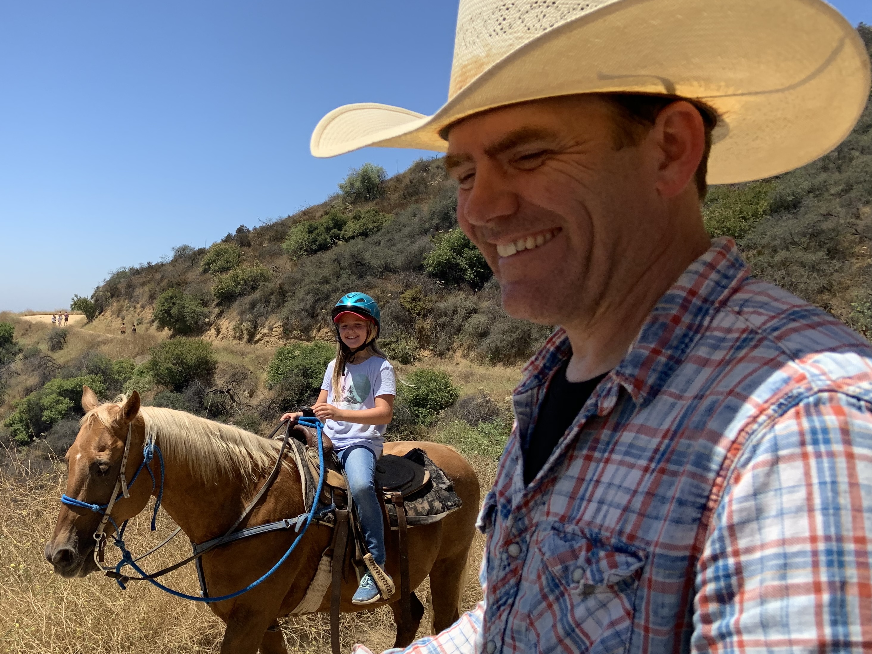 Family at the ranch