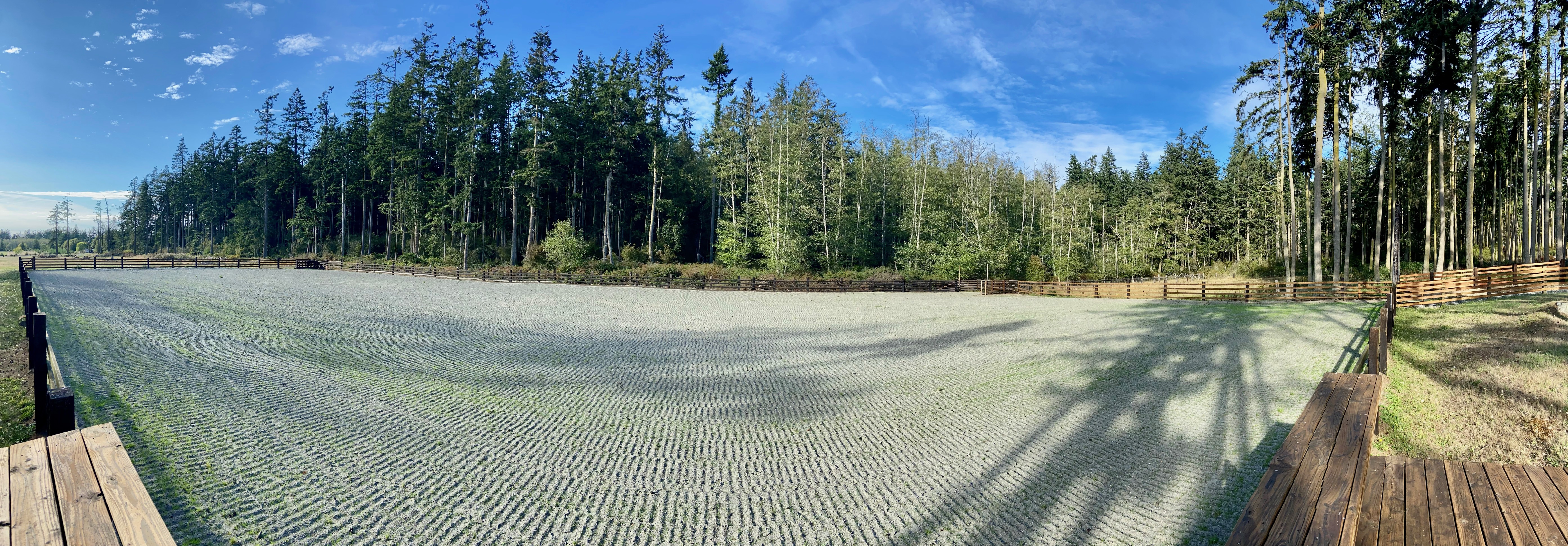Large sand arena