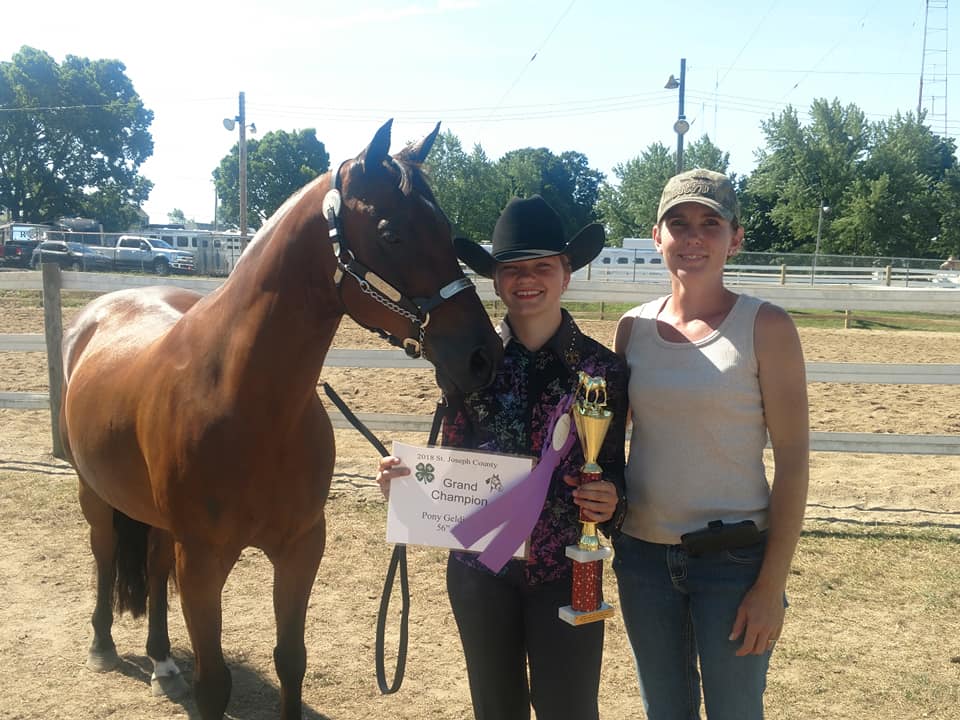 Champion after all of the hard work! That makes a great day!