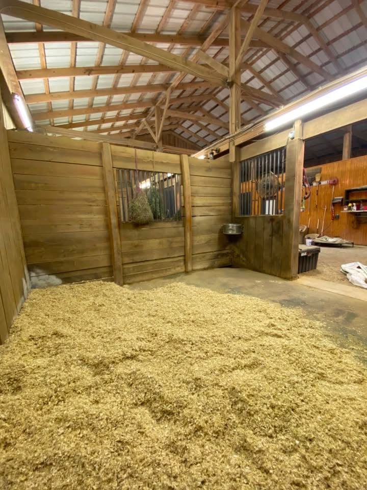 Inside stall
