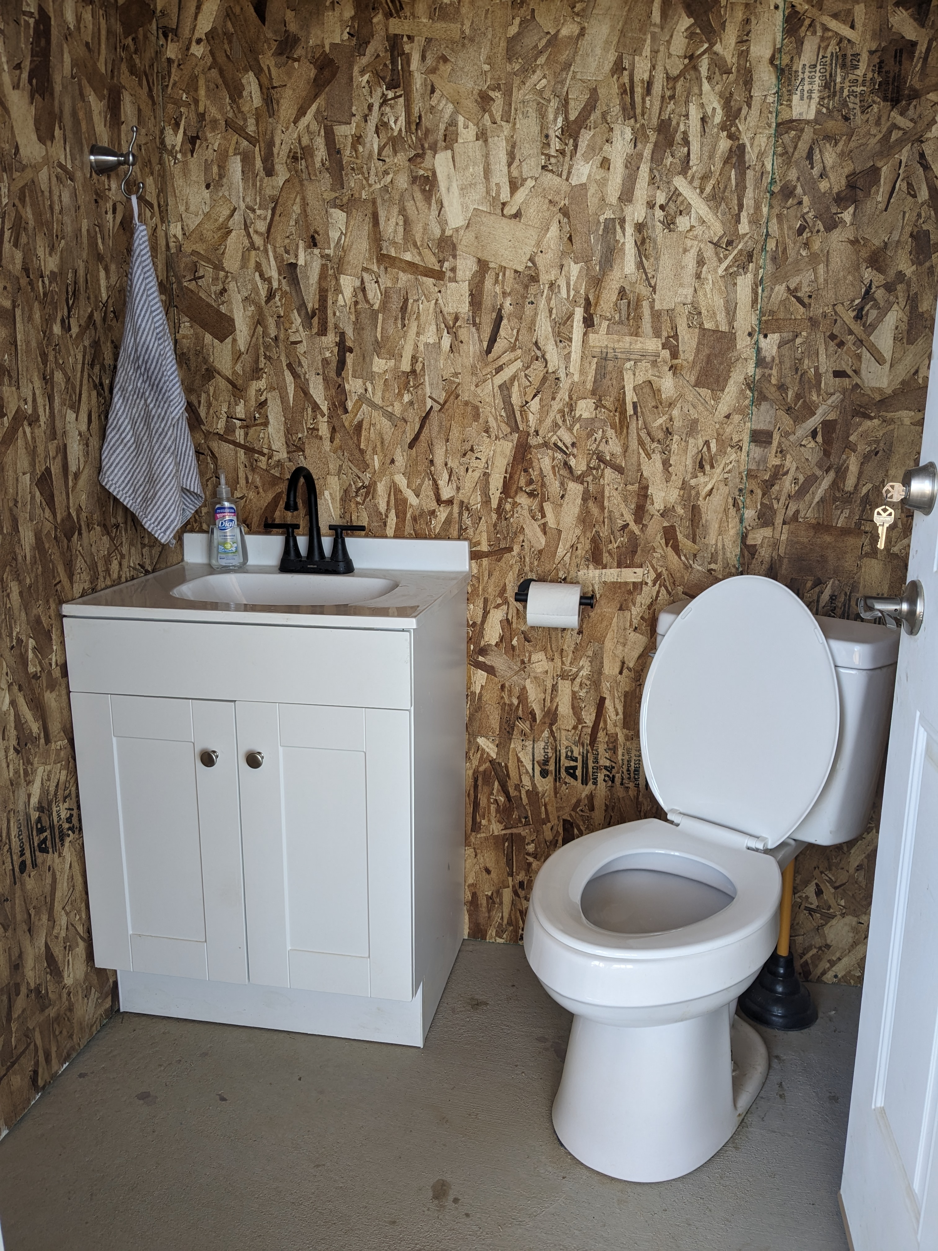 A BATHROOM!