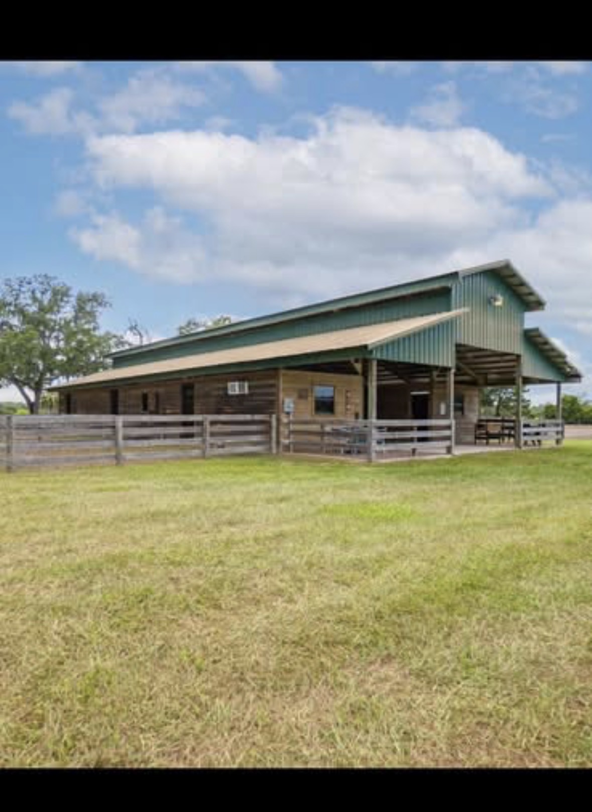 Barn front view