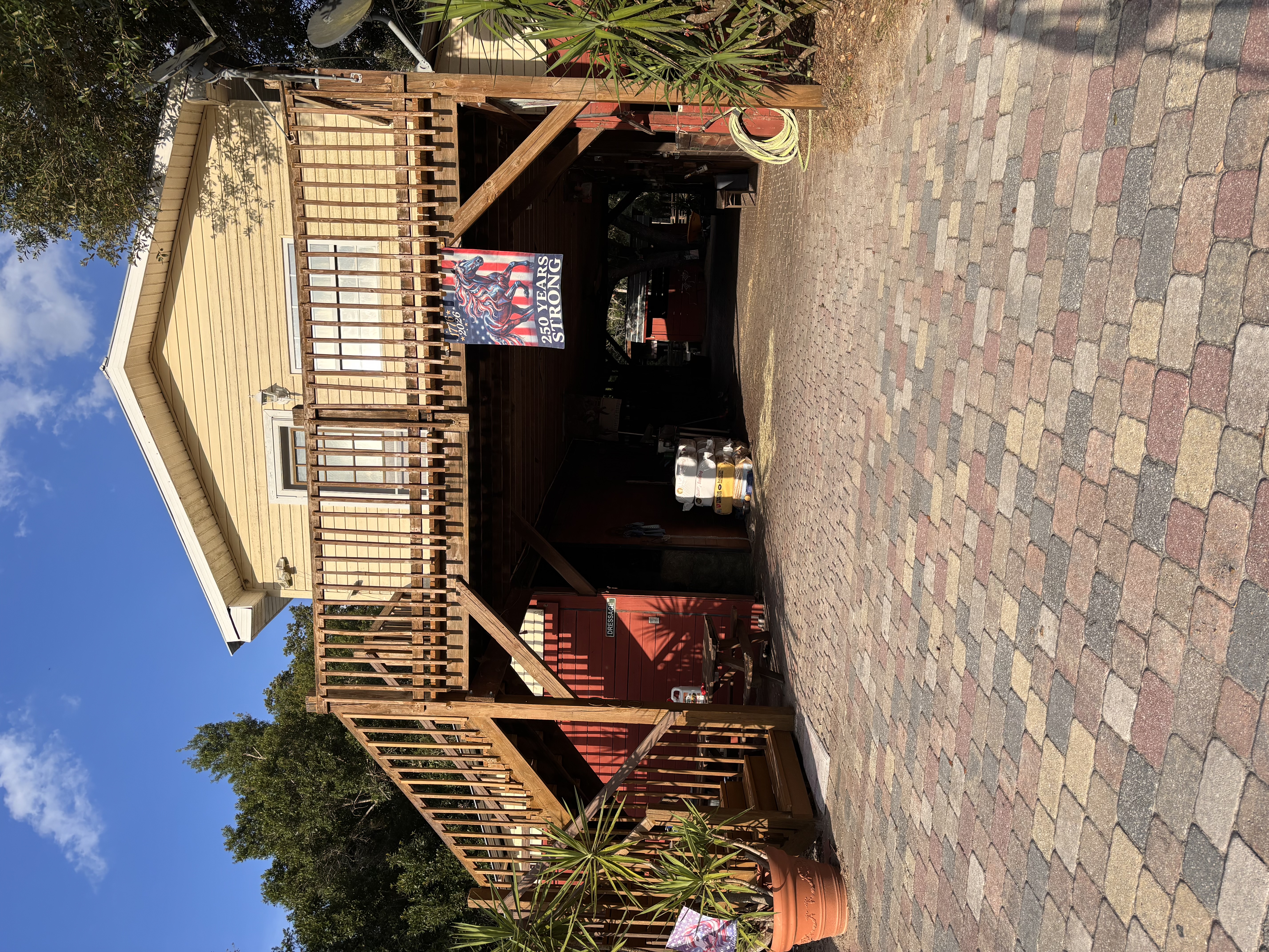 Barn entrance