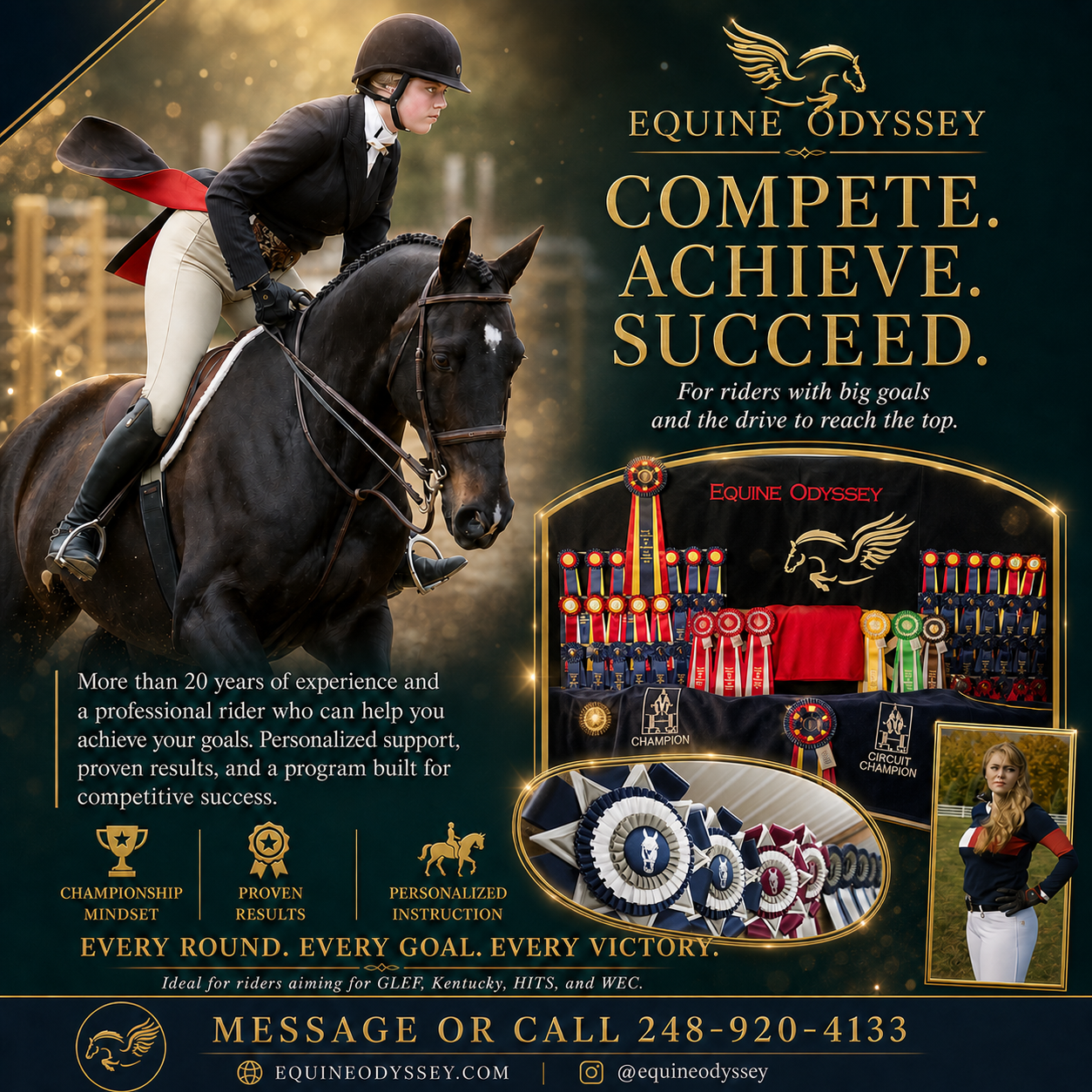 We show in Traverse City, Chicago, Kentucky, WEC Ohio and Florida