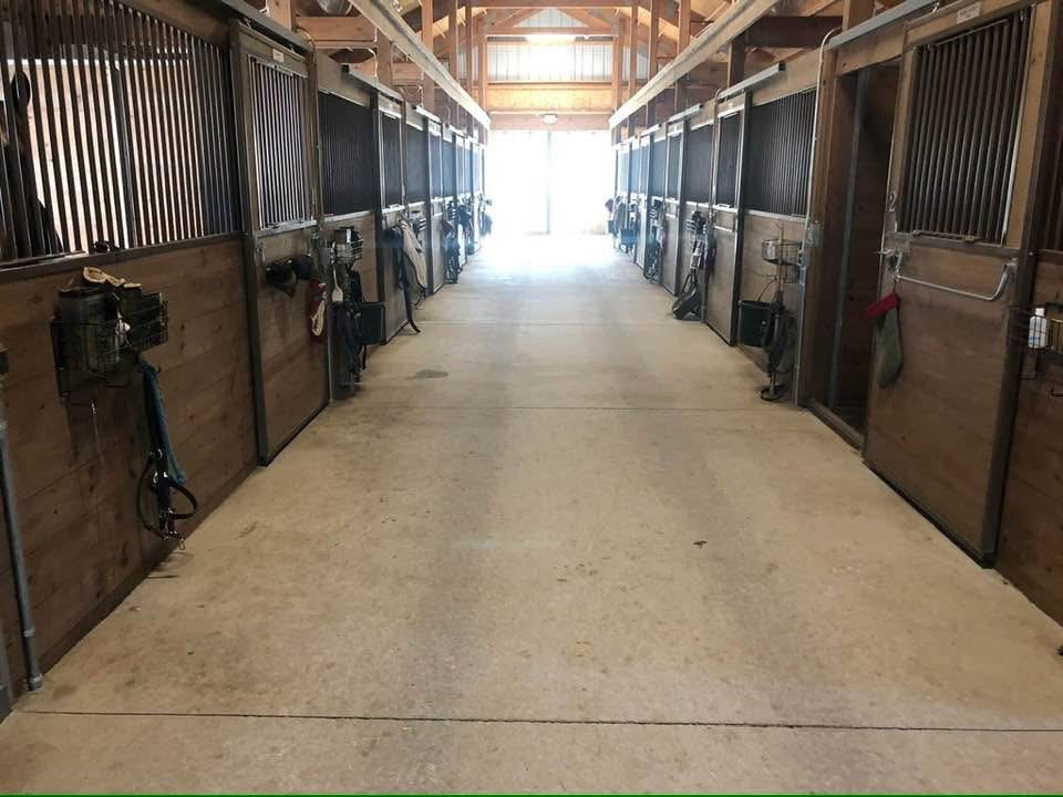 12-12x12 Stalls in Morton Buildings Barn
