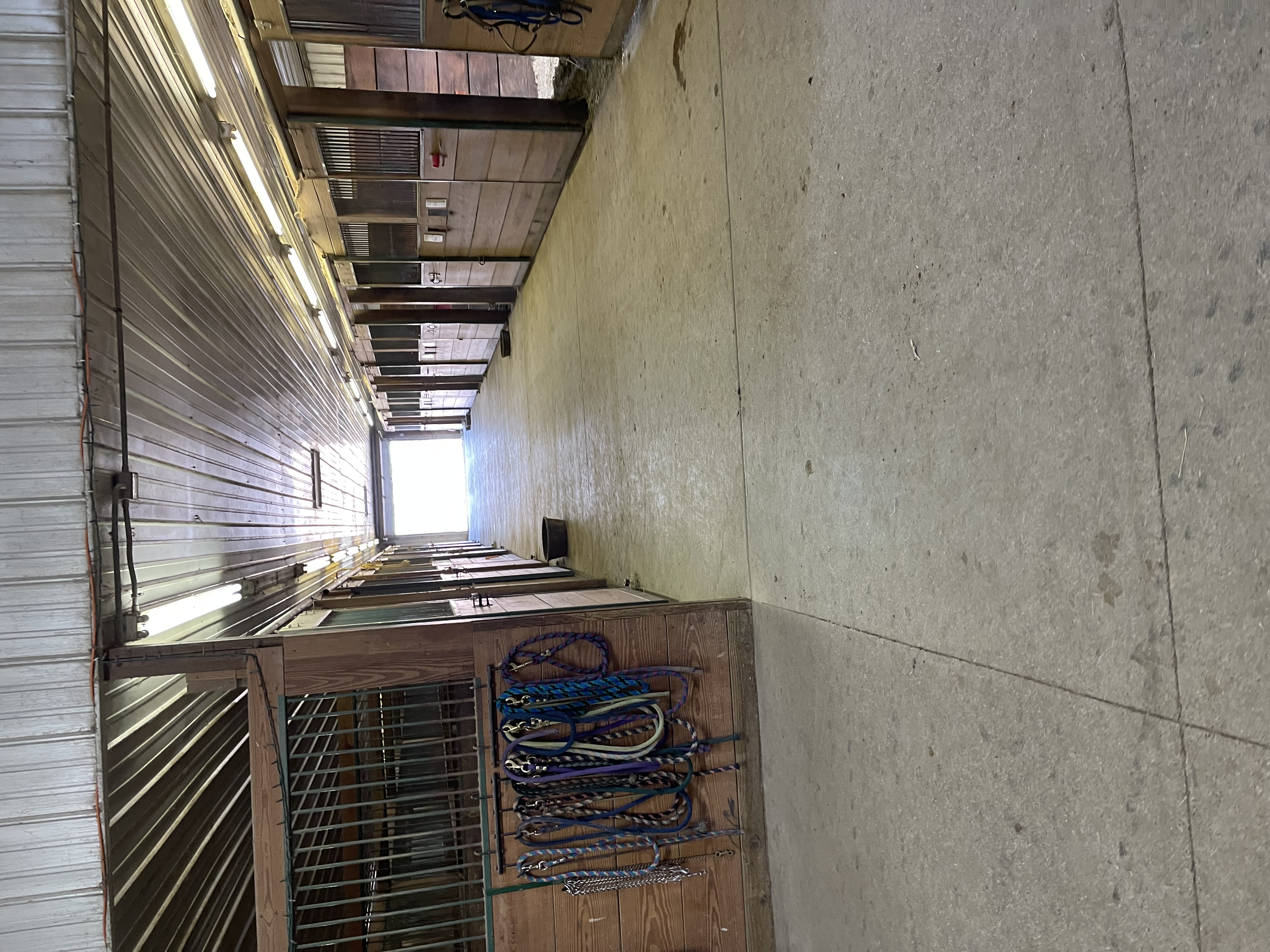 Stall aisle