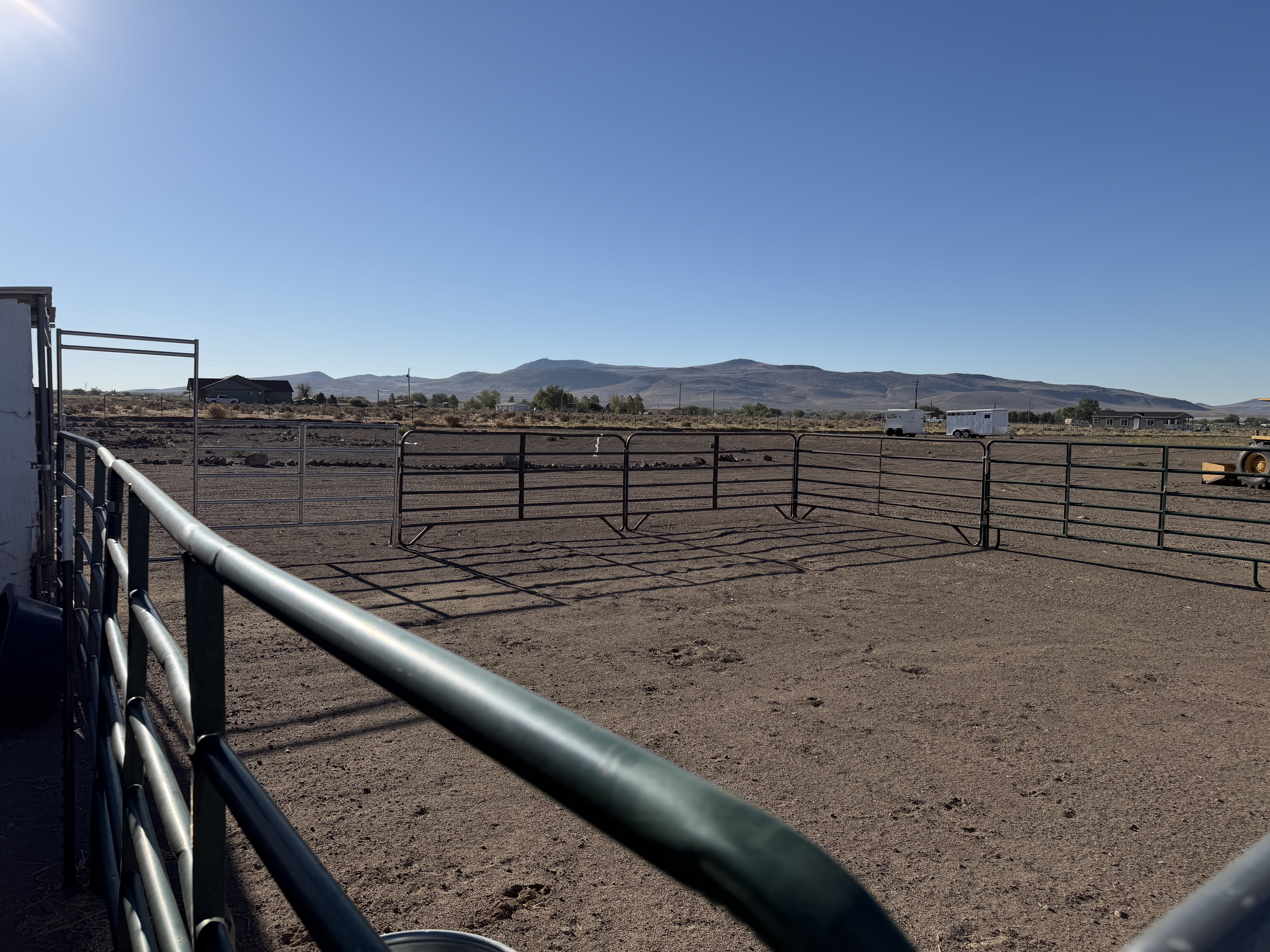 View from the paddocks for rent to the other side of property. Lots of room to play!
