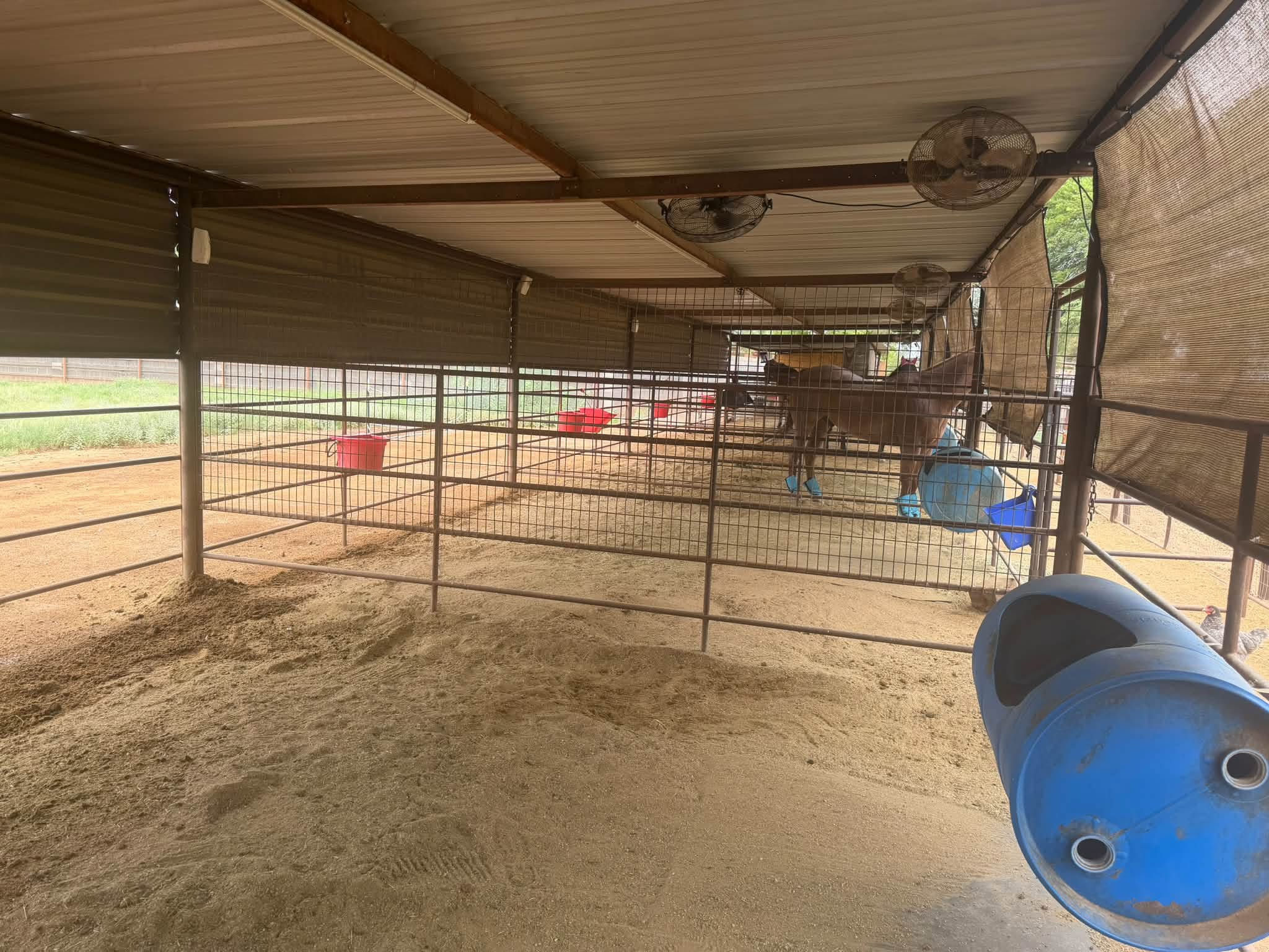 Large stalls
