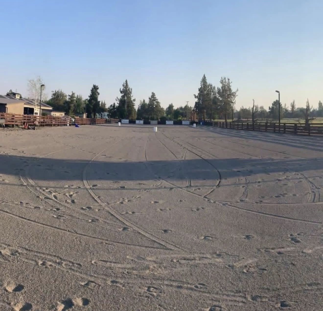 large outdoor arena