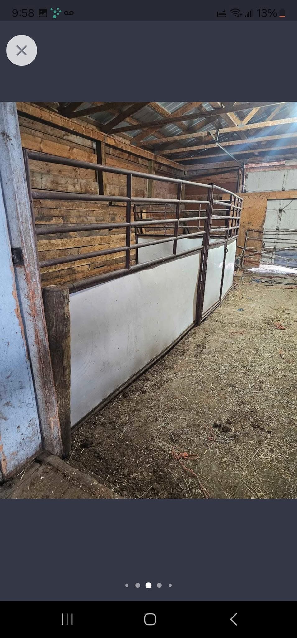 Foaling stall