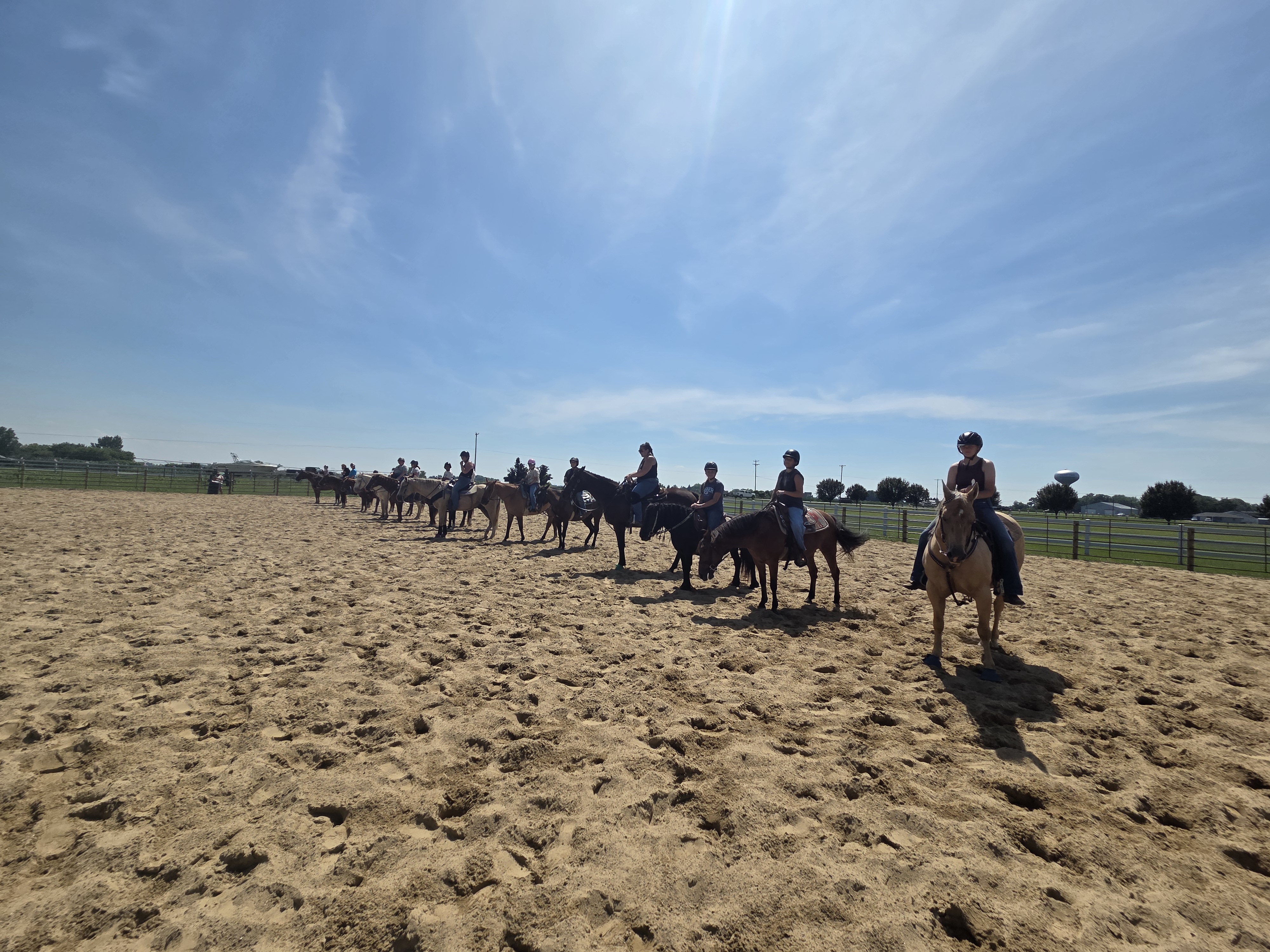 Outdoor arena open show