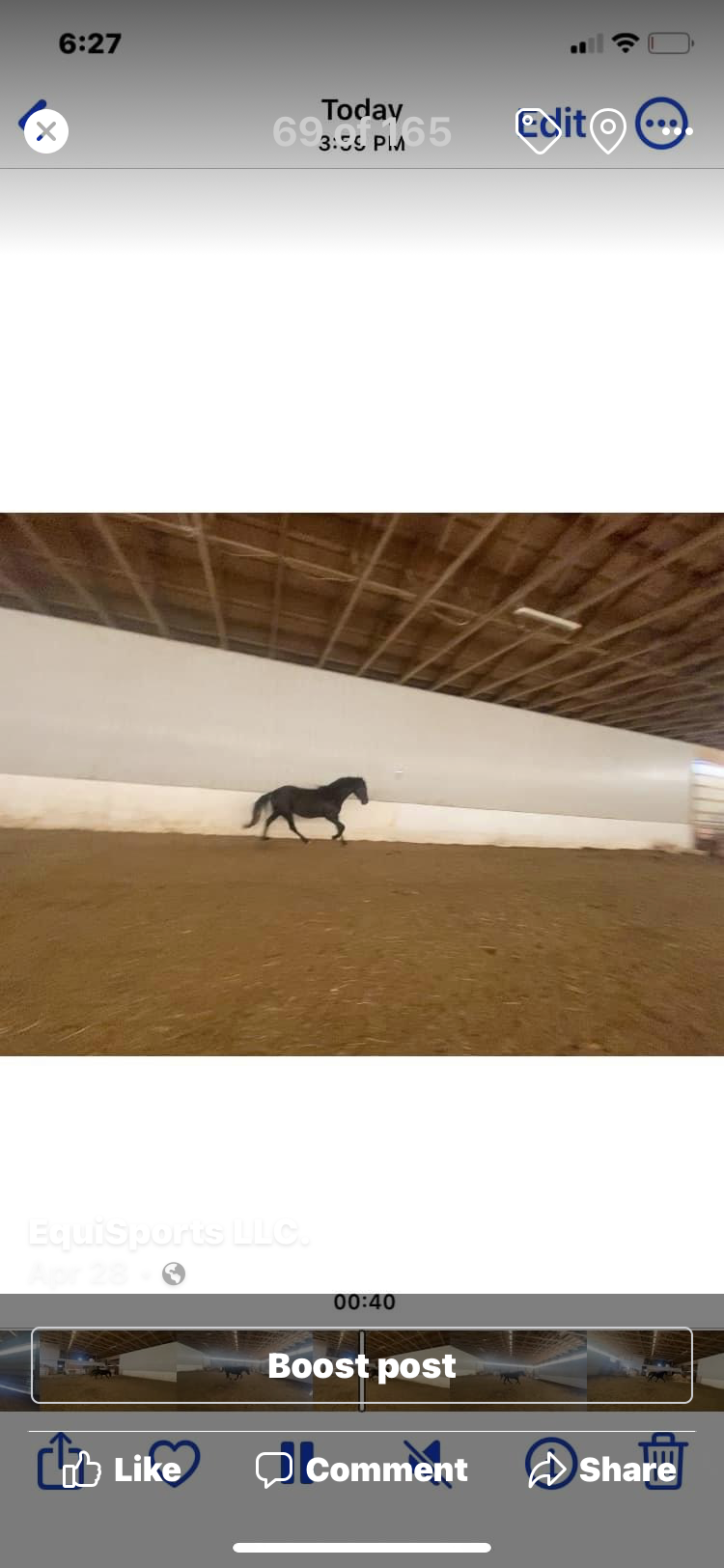 Indoor arena