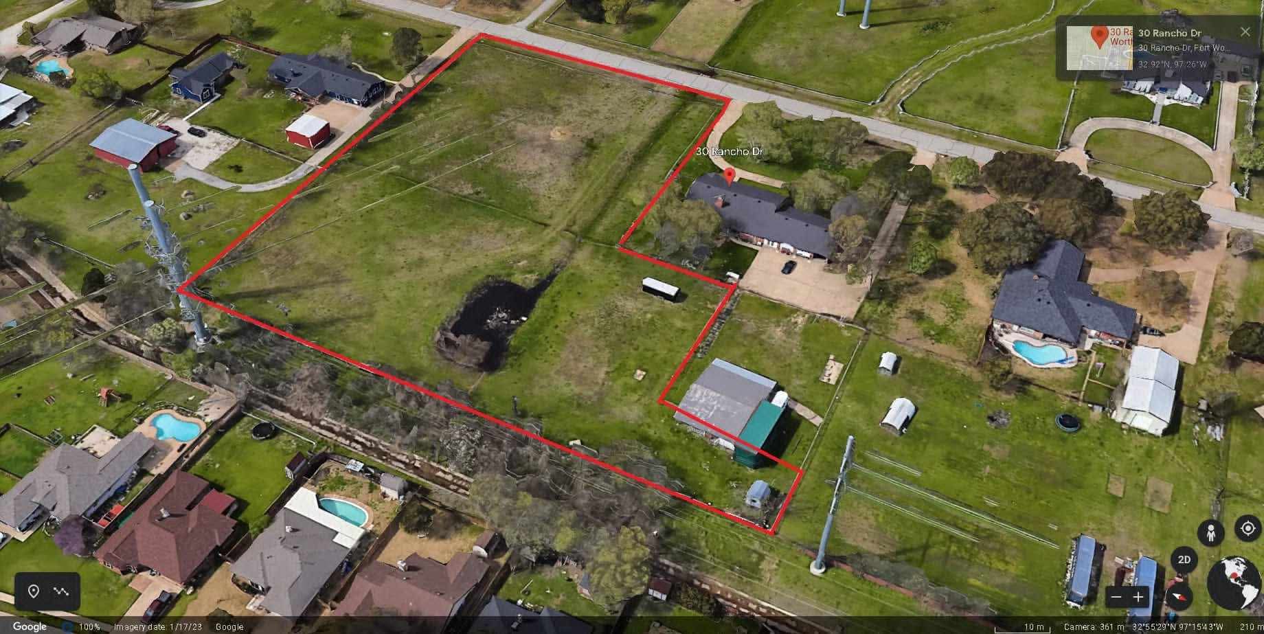 Arial View of pasture