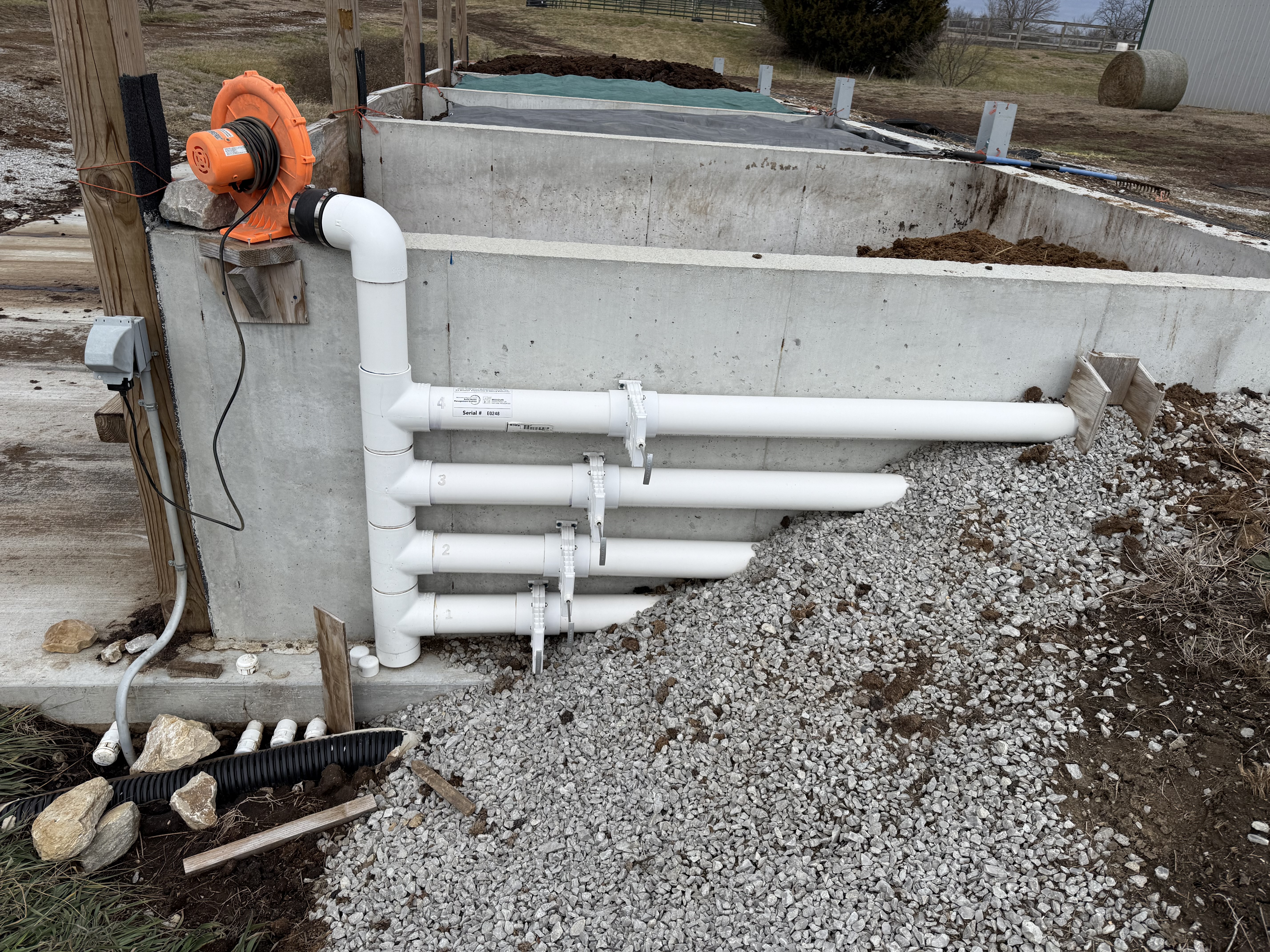 State-of-the-art manure composting system