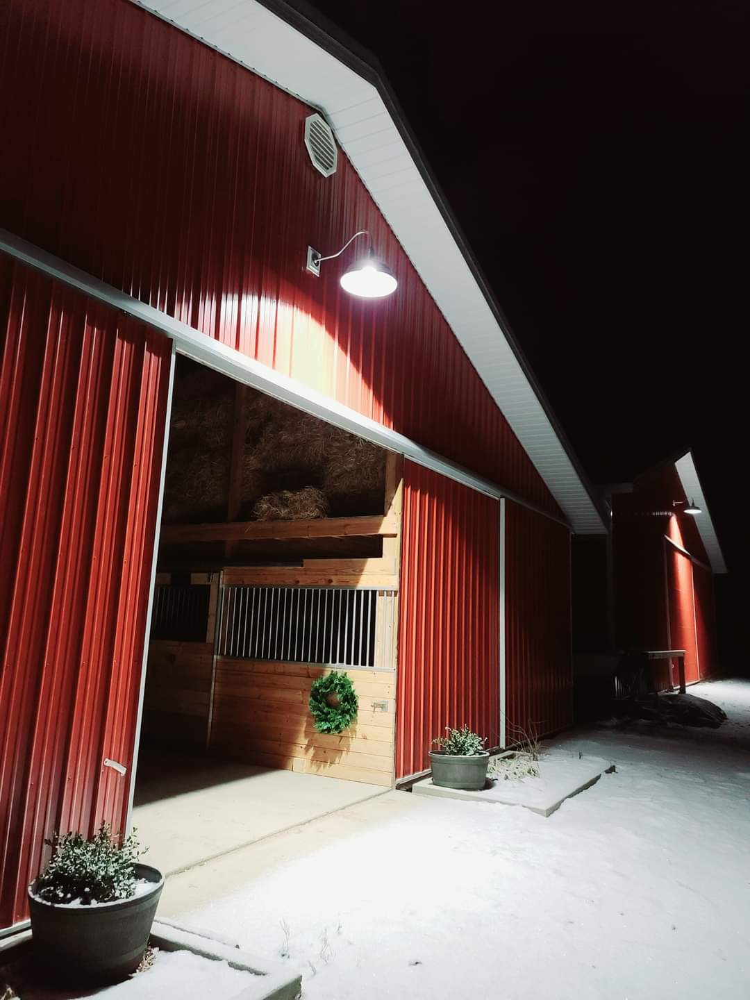 A barn that feels like home.  ❤️