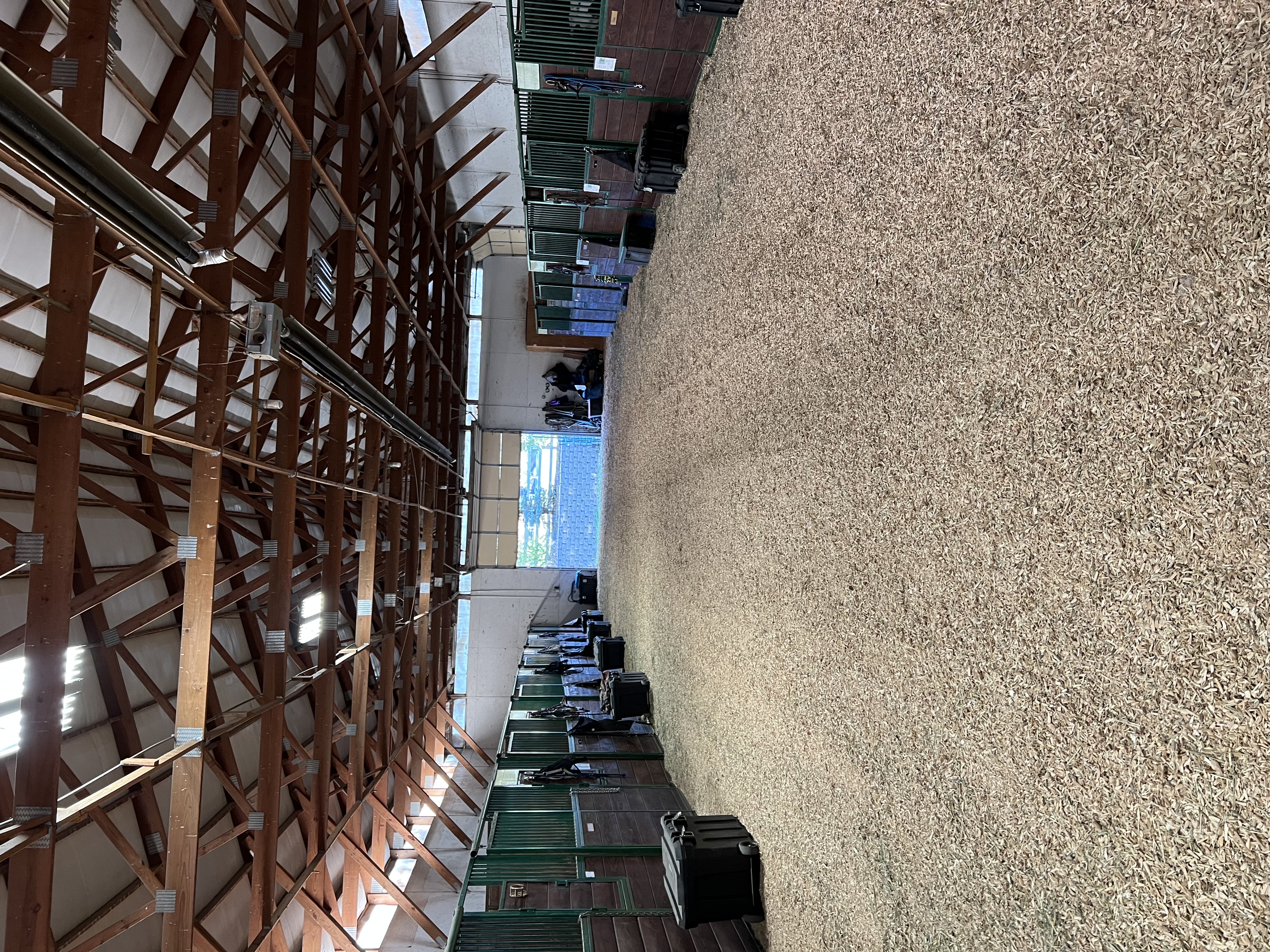 Hidden Lane Stable wide open aisle