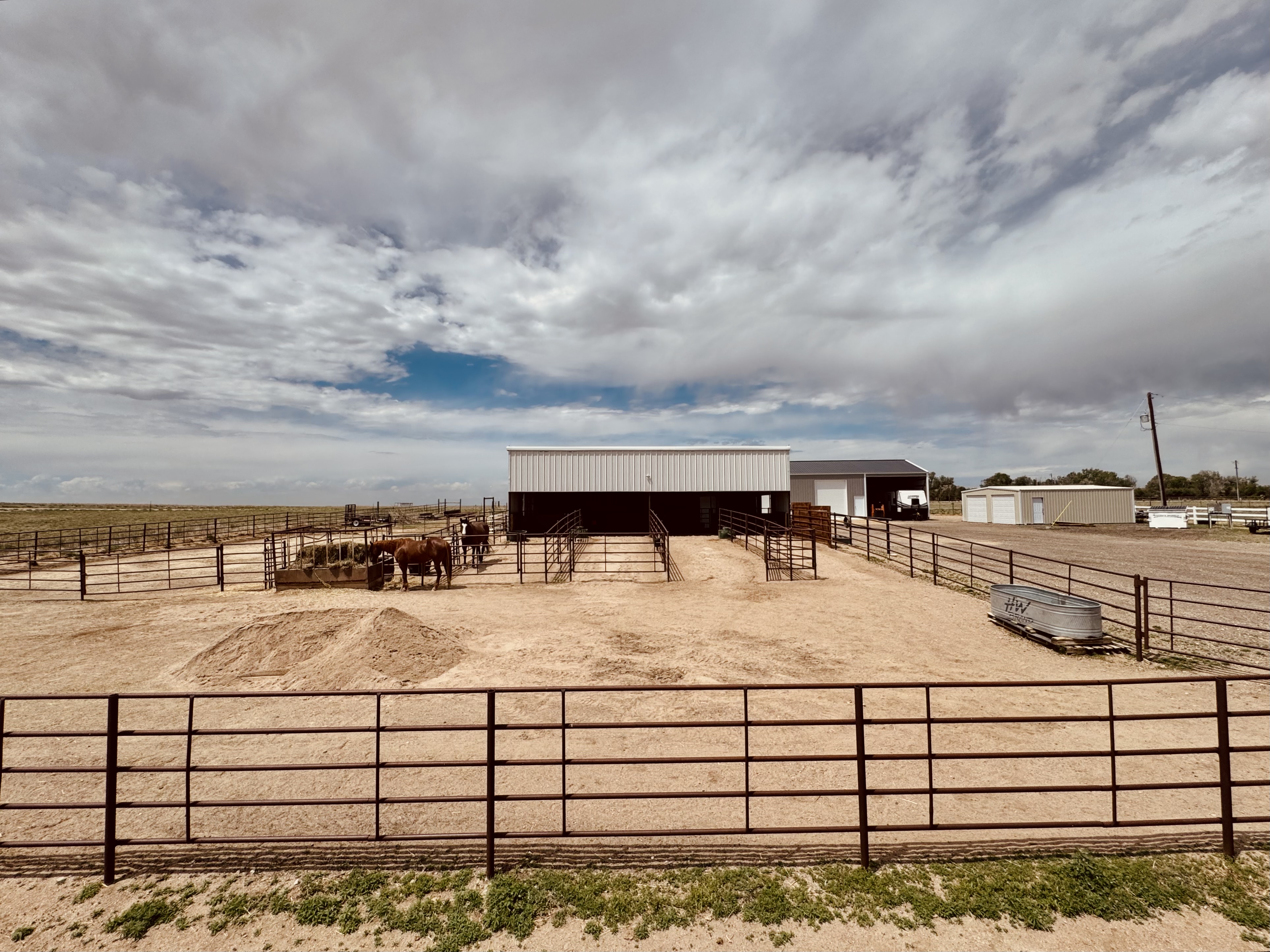 Stalls and paddock