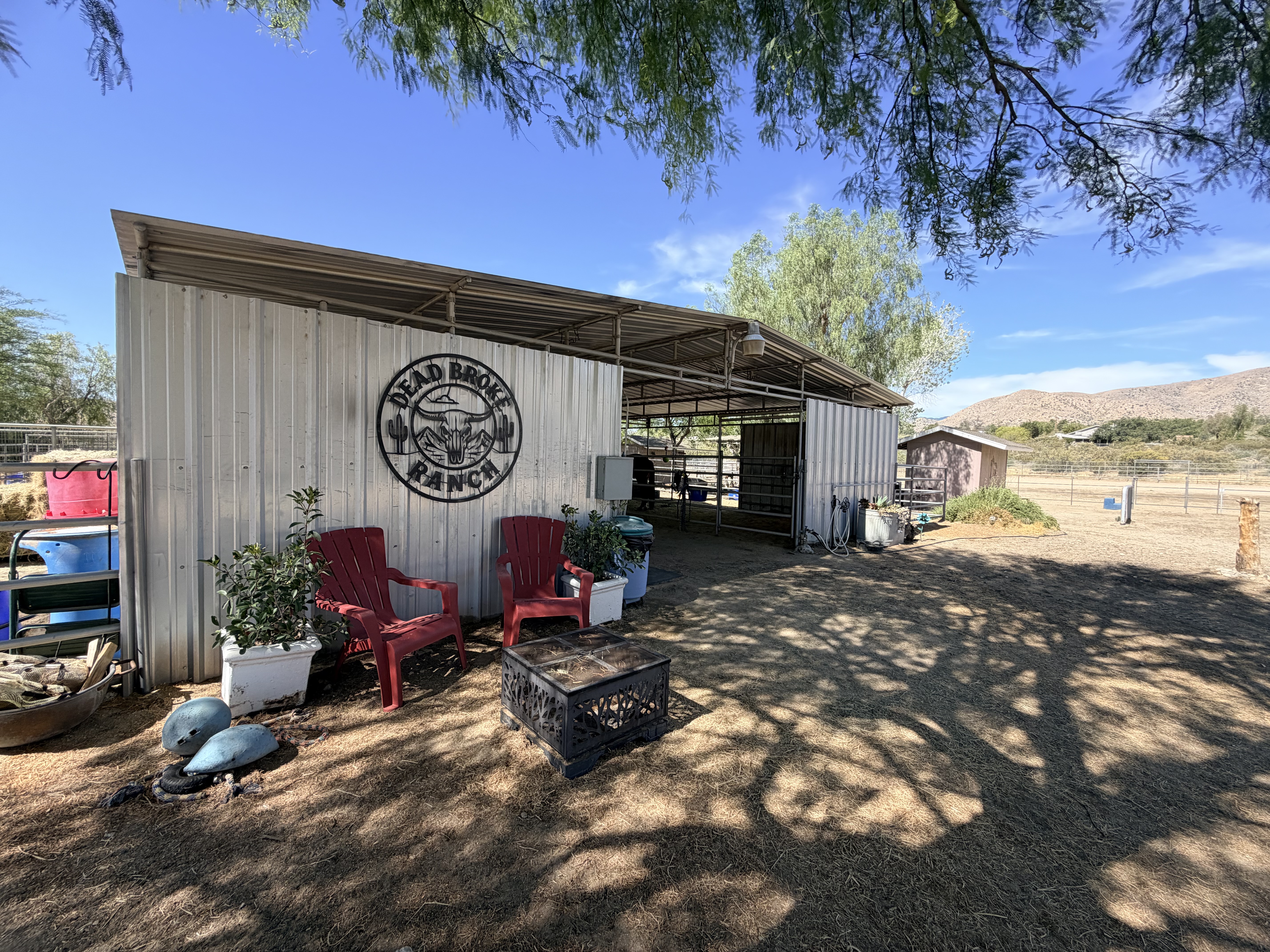 The barn