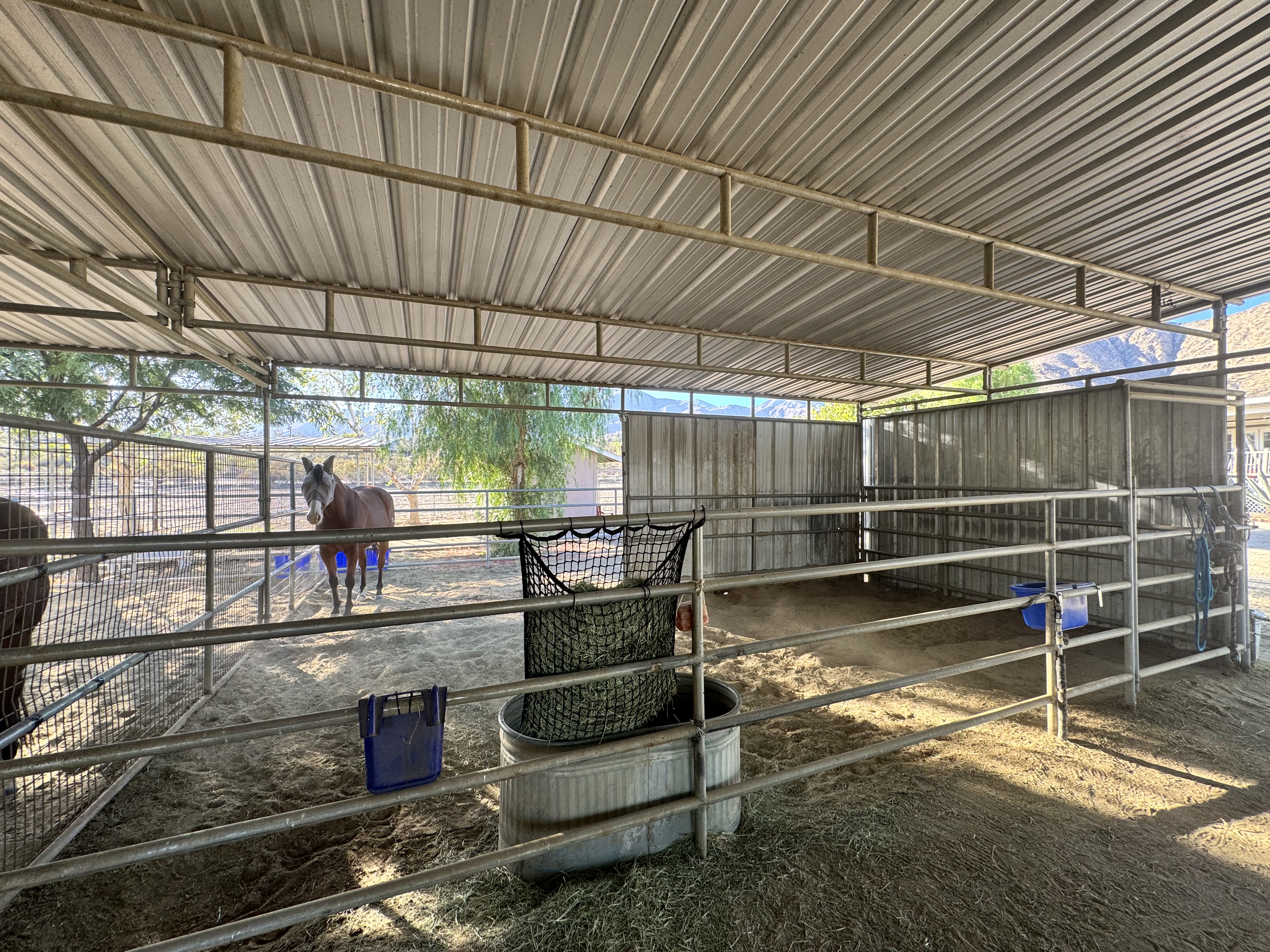 24’ x 24’ stalls with ample cover