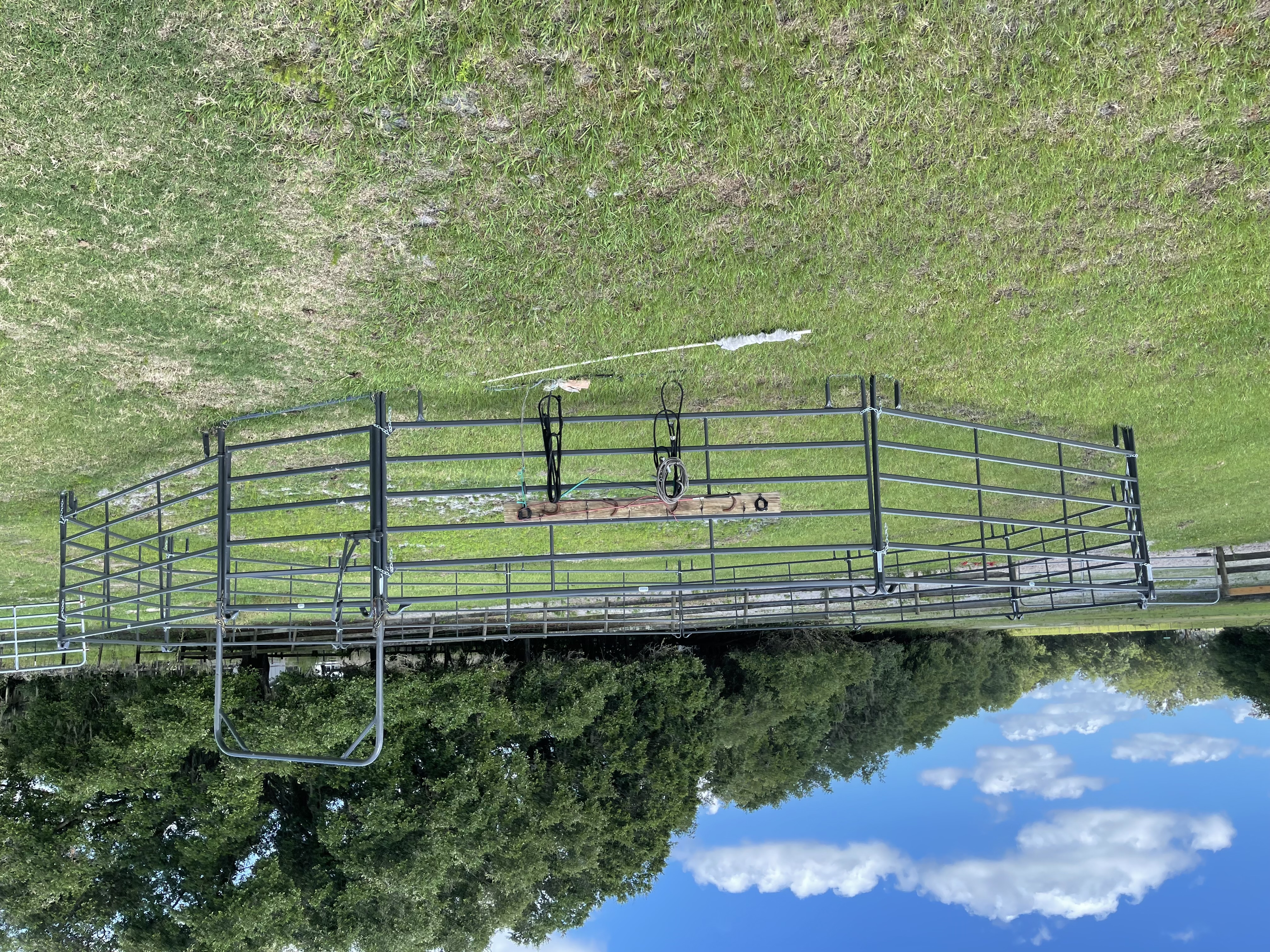 Our main round pen near horse barn.